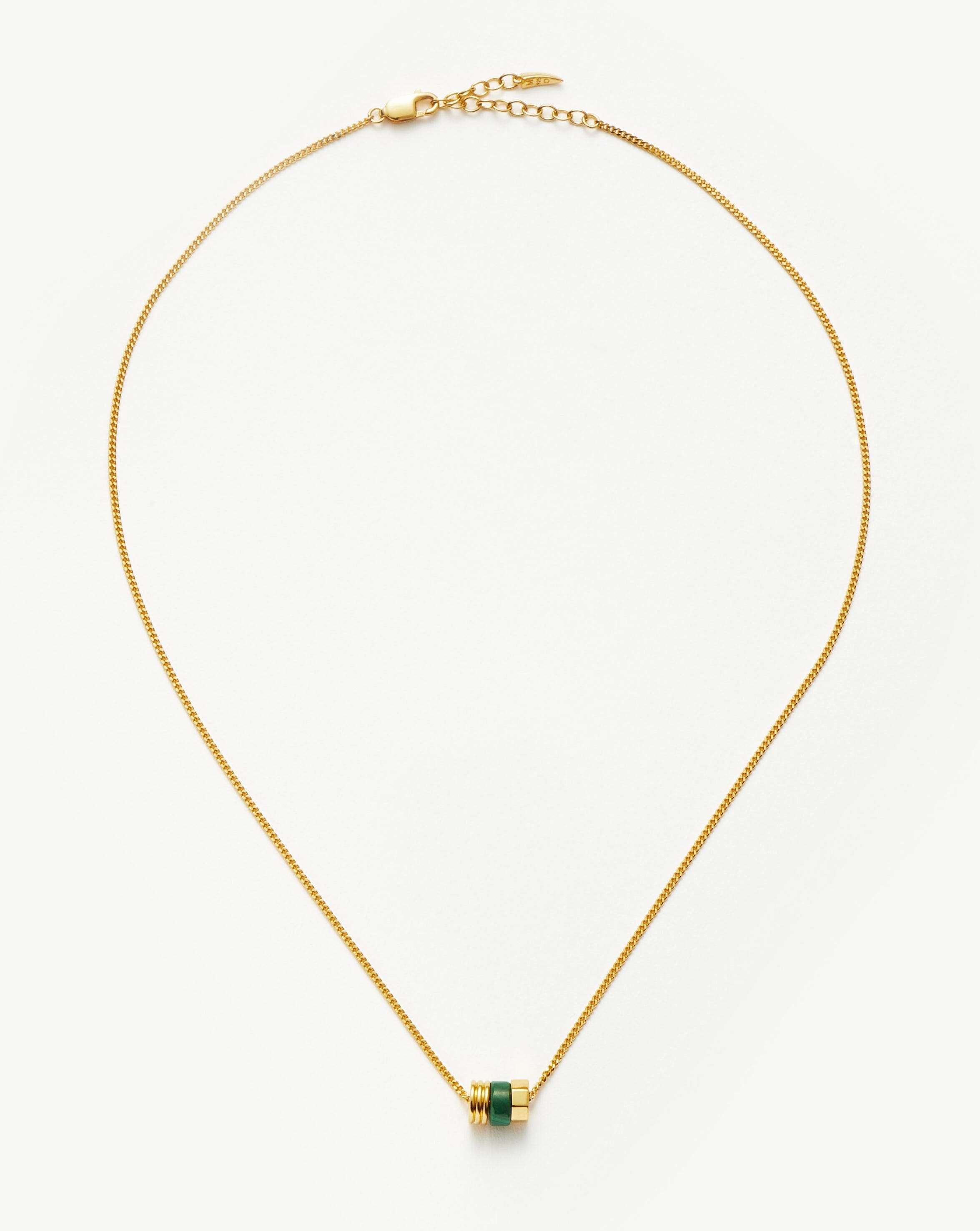 Abacus Beaded Floating Charm Necklace | 18ct Recycled Gold Vermeil on Recycled Sterling Silver Necklaces Missoma 