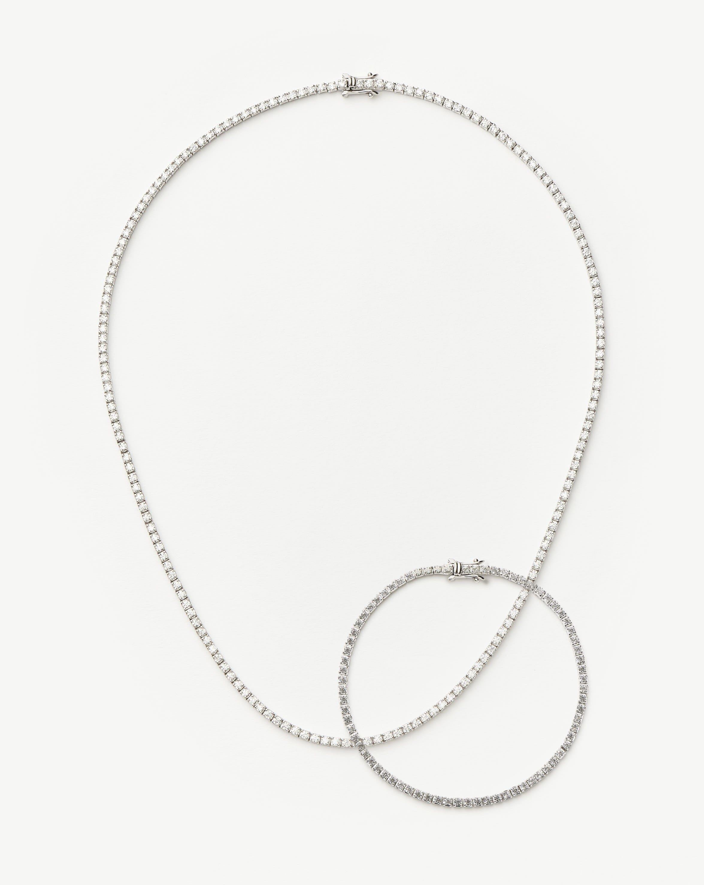 Online Sterling Silver Necklace/Bracelet Set