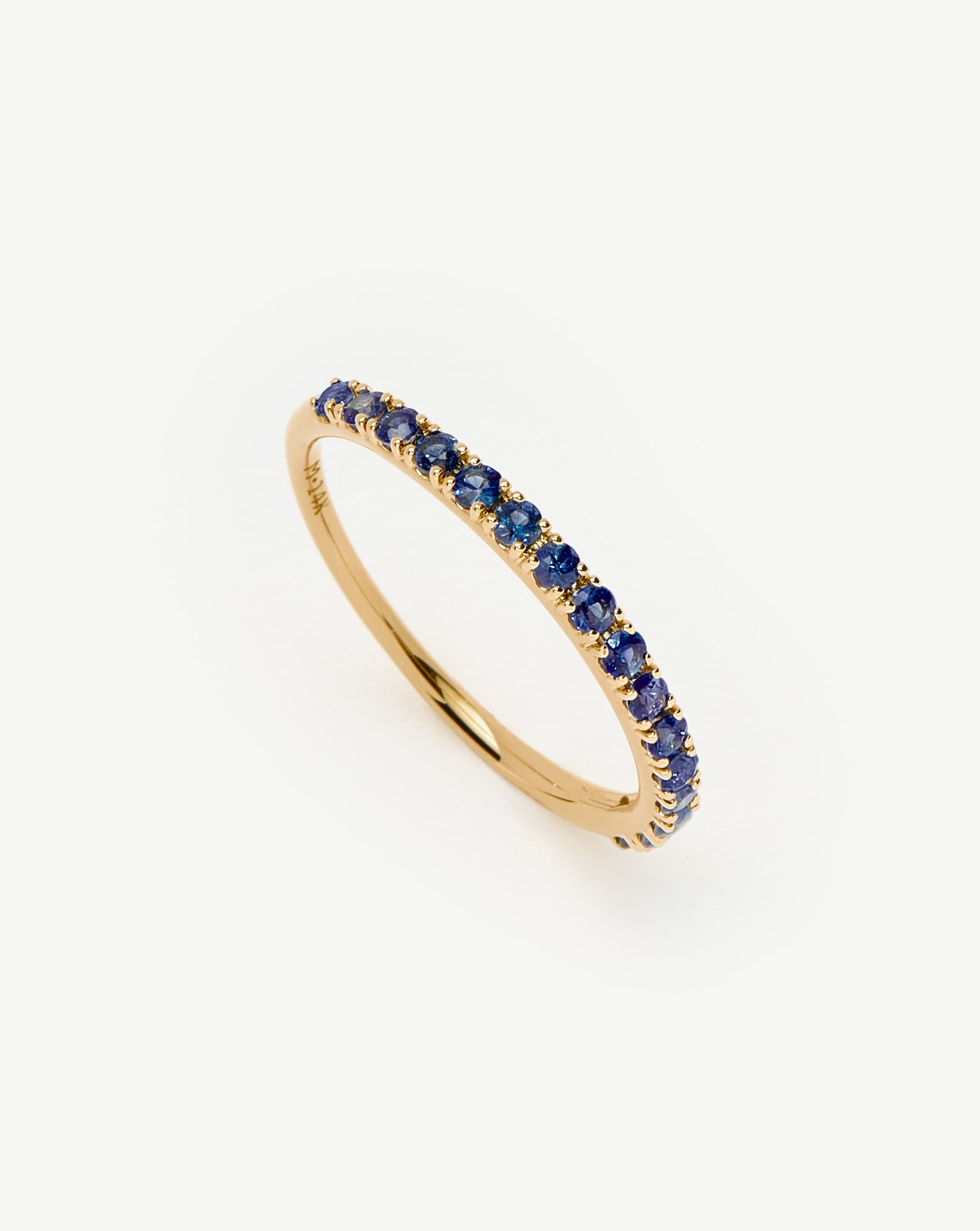 14k gold ring online sapphire