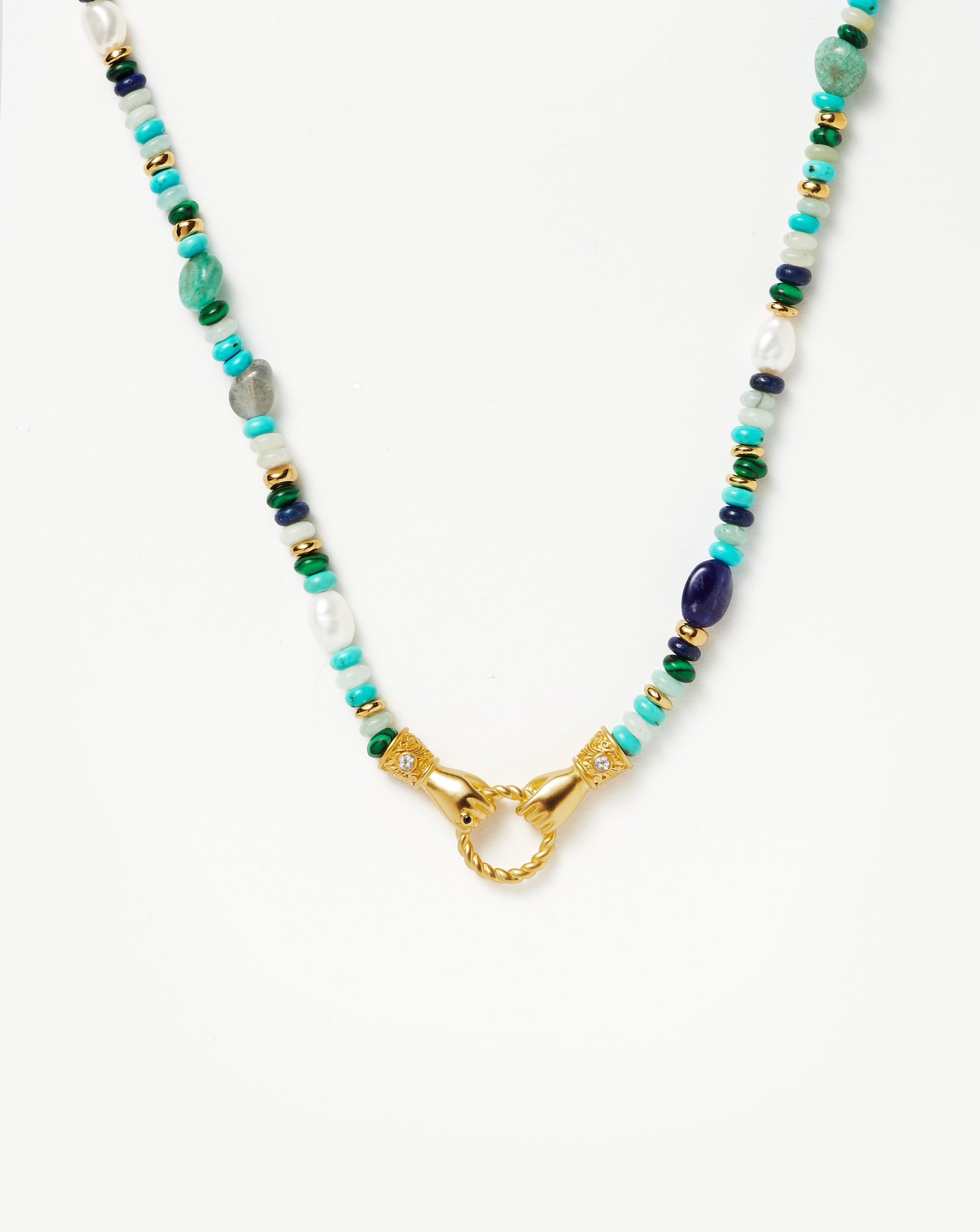 Beaded store Turquoise Necklace