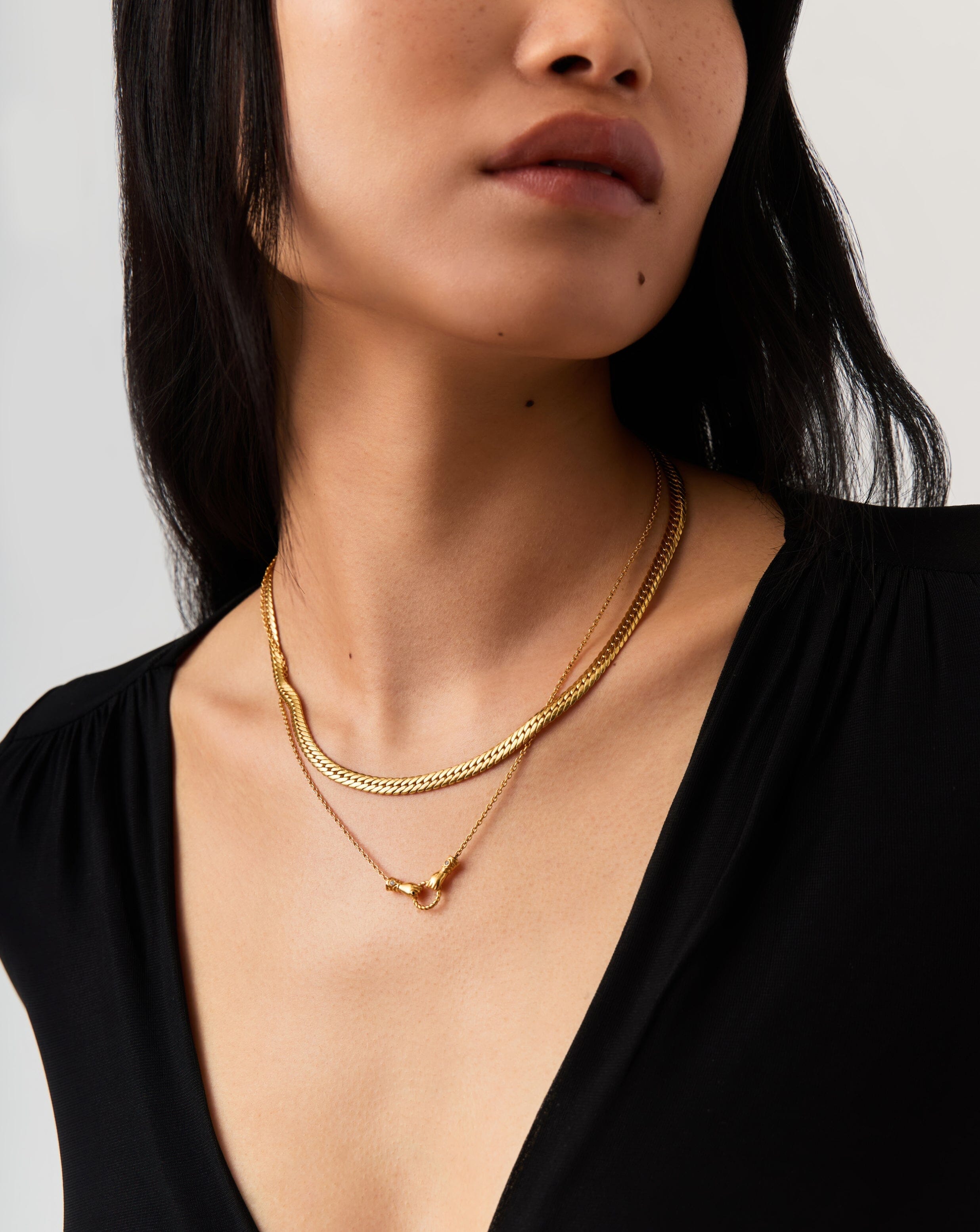 Harris Reed In Good Hands Slider Necklace Set | 18ct Gold Plated Layering Sets Missoma 