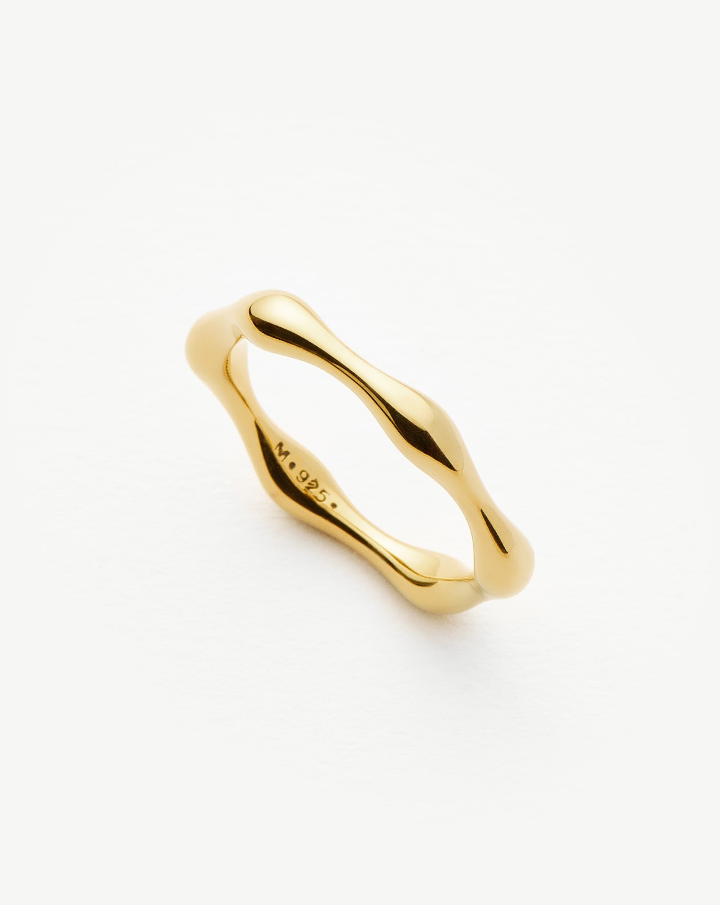 Gold vermeil ring size 2024 6 1/2