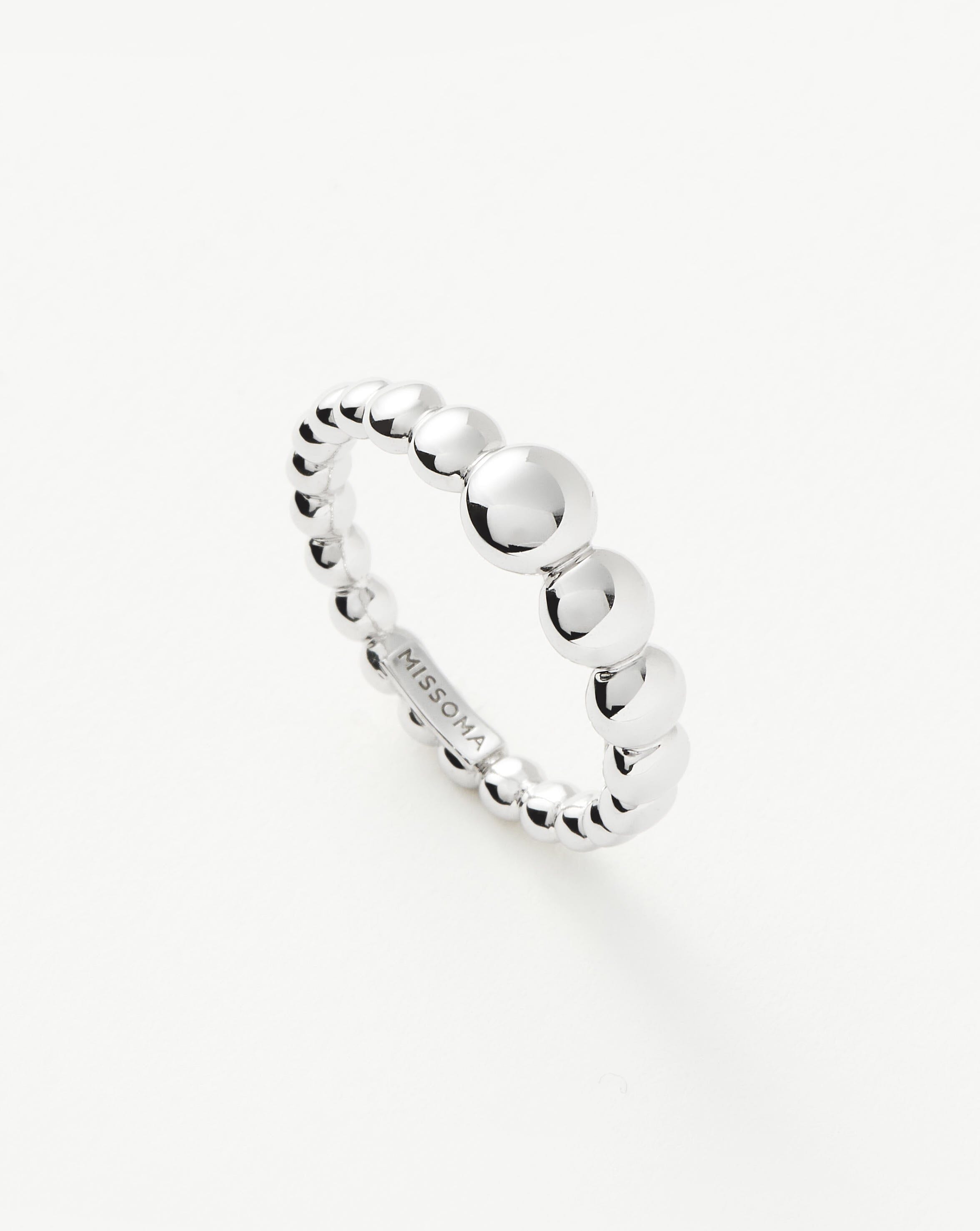 Silver on sale ball ring