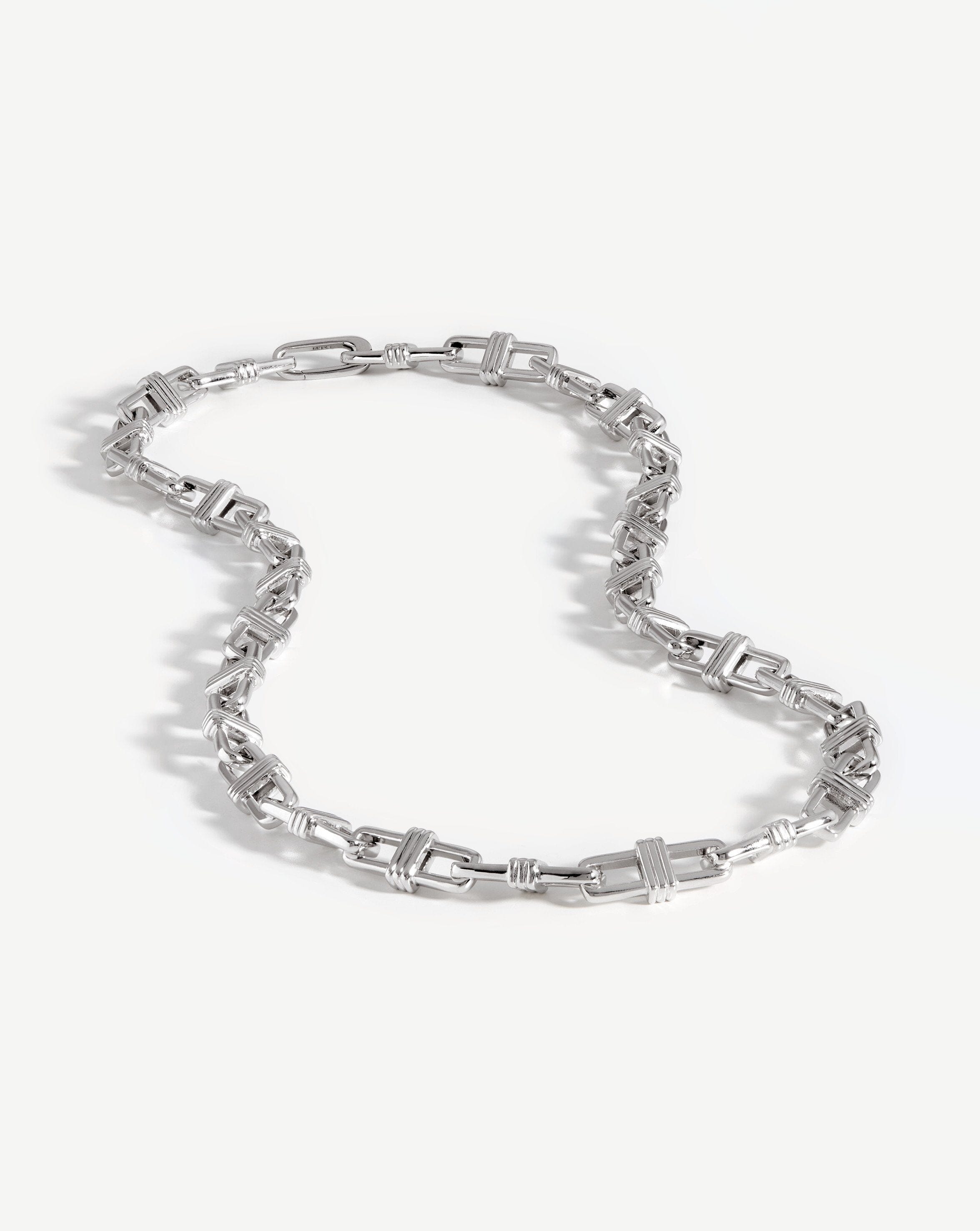 Fused Chunky Ridge Chain Necklace