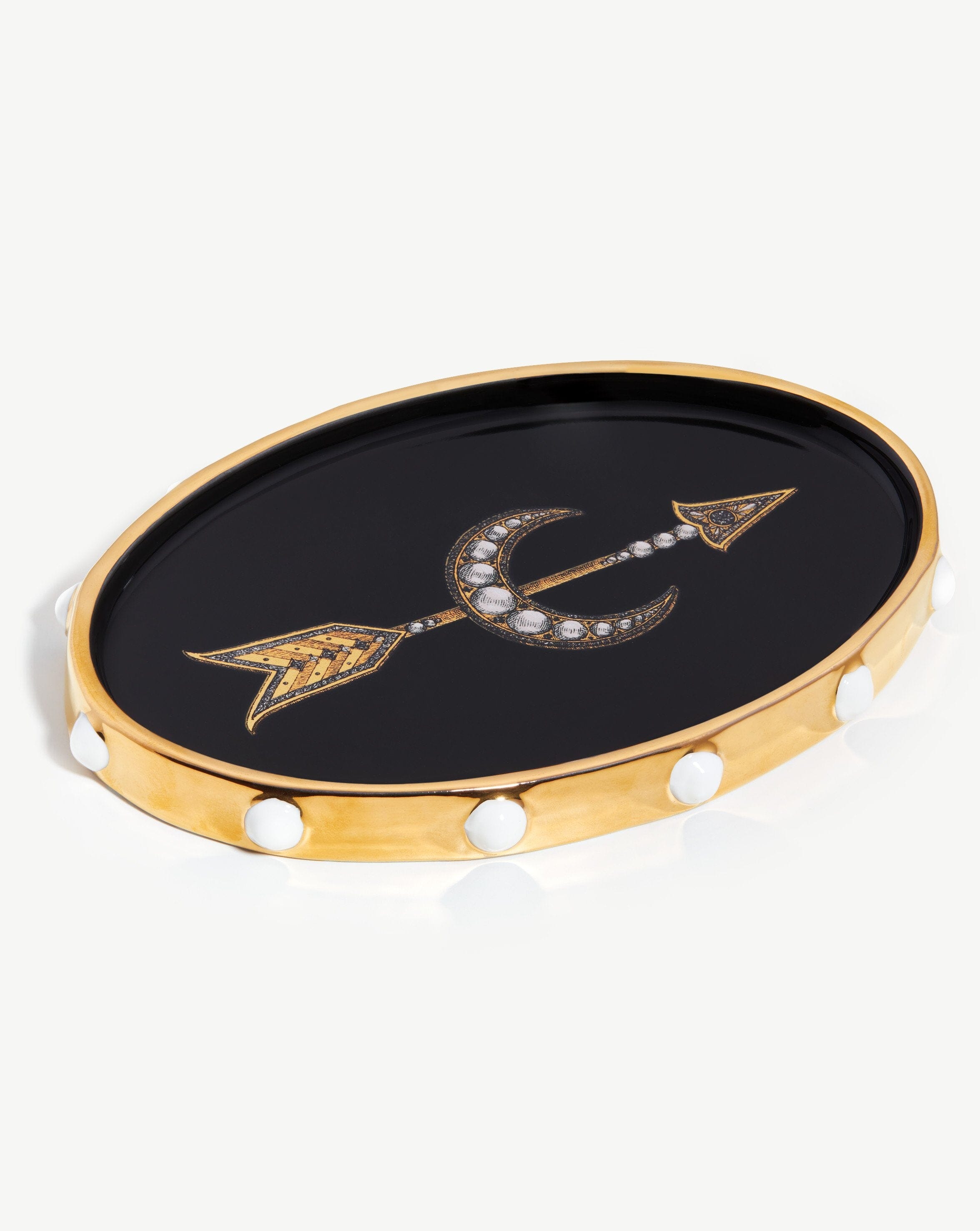 Harris Reed Arrow Trinket Tray | Ceramic/Multi | Missoma