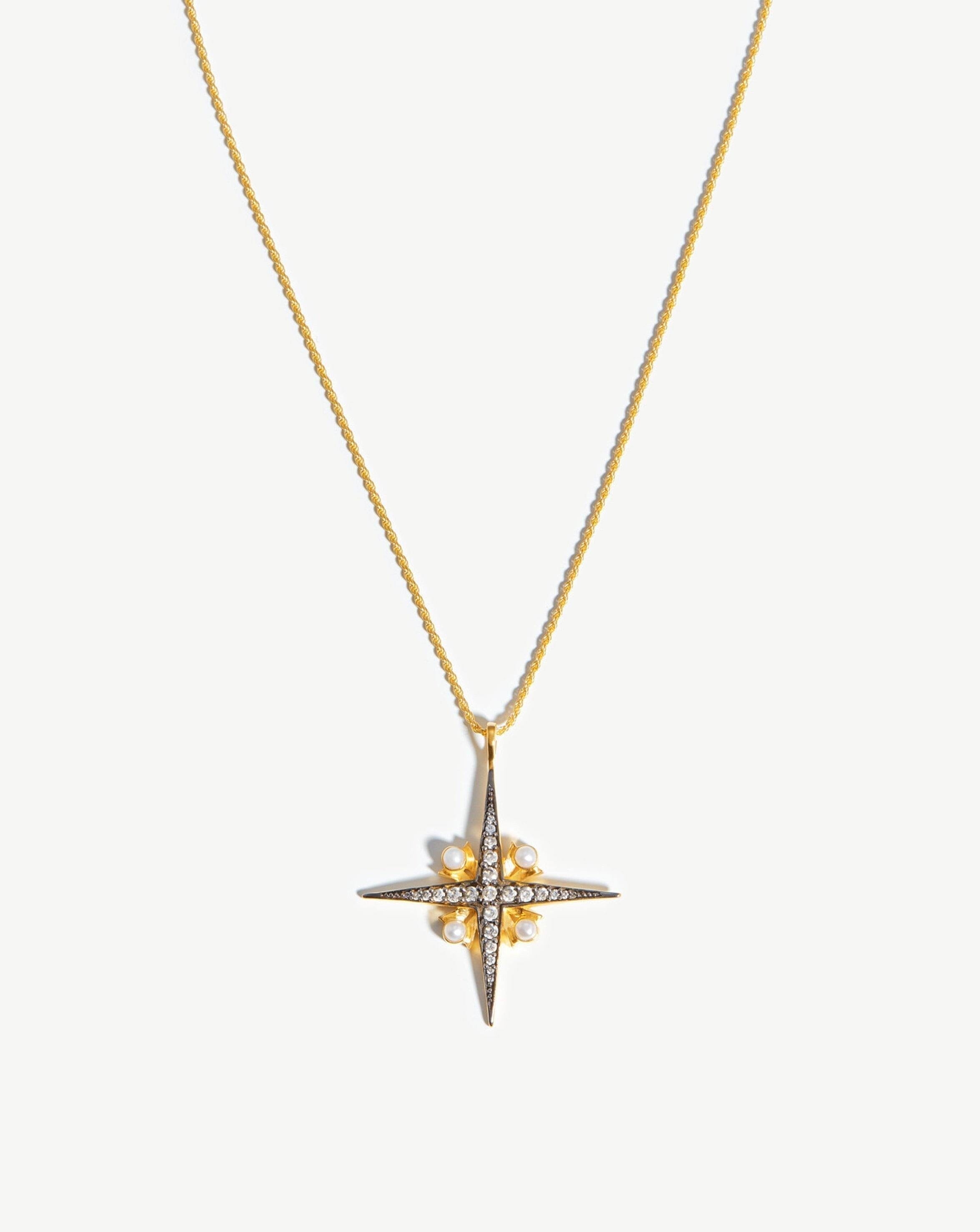 North star 2025 necklace gold