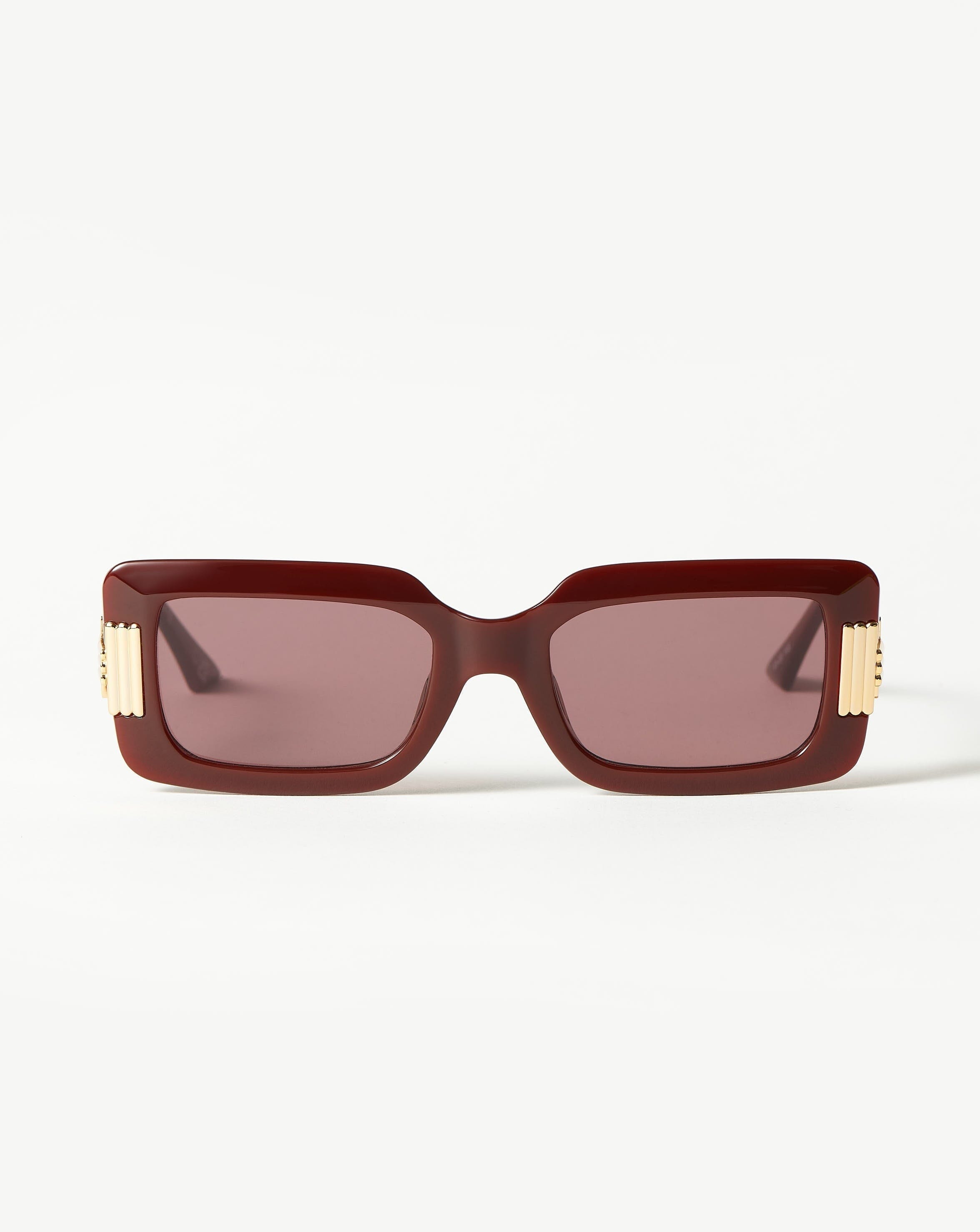 Le Specs Orion Ridge Sunglasses Burgundy Missoma