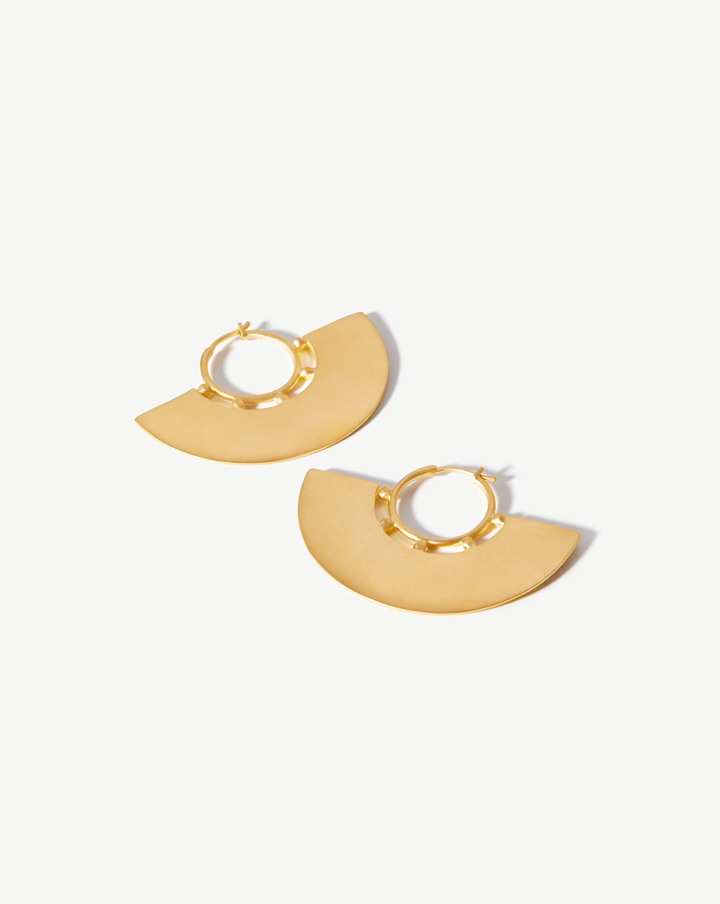 Lucy Williams Gilded Fan Earrings | Missoma