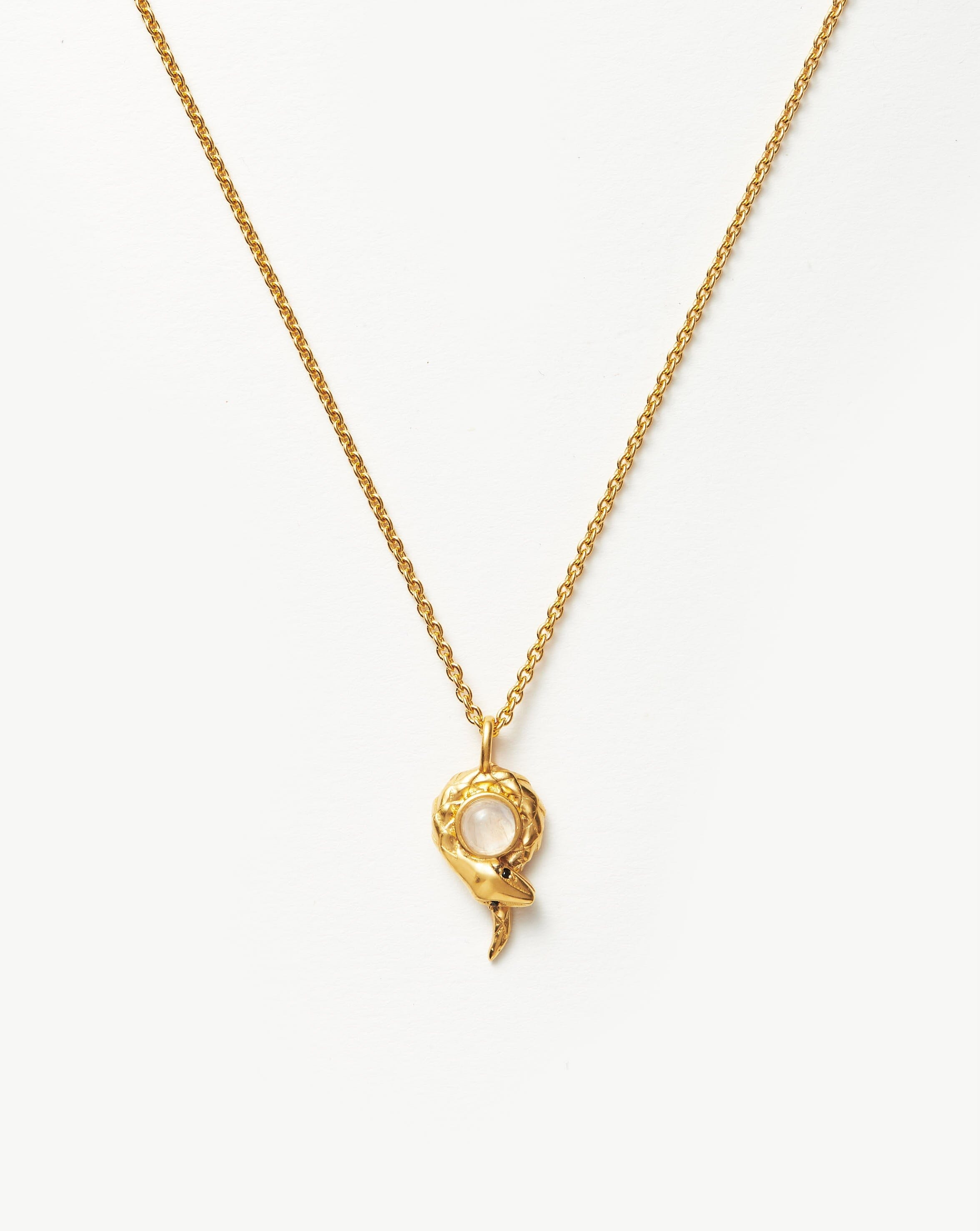 Serpent Coiled Pendant Necklace | Missoma