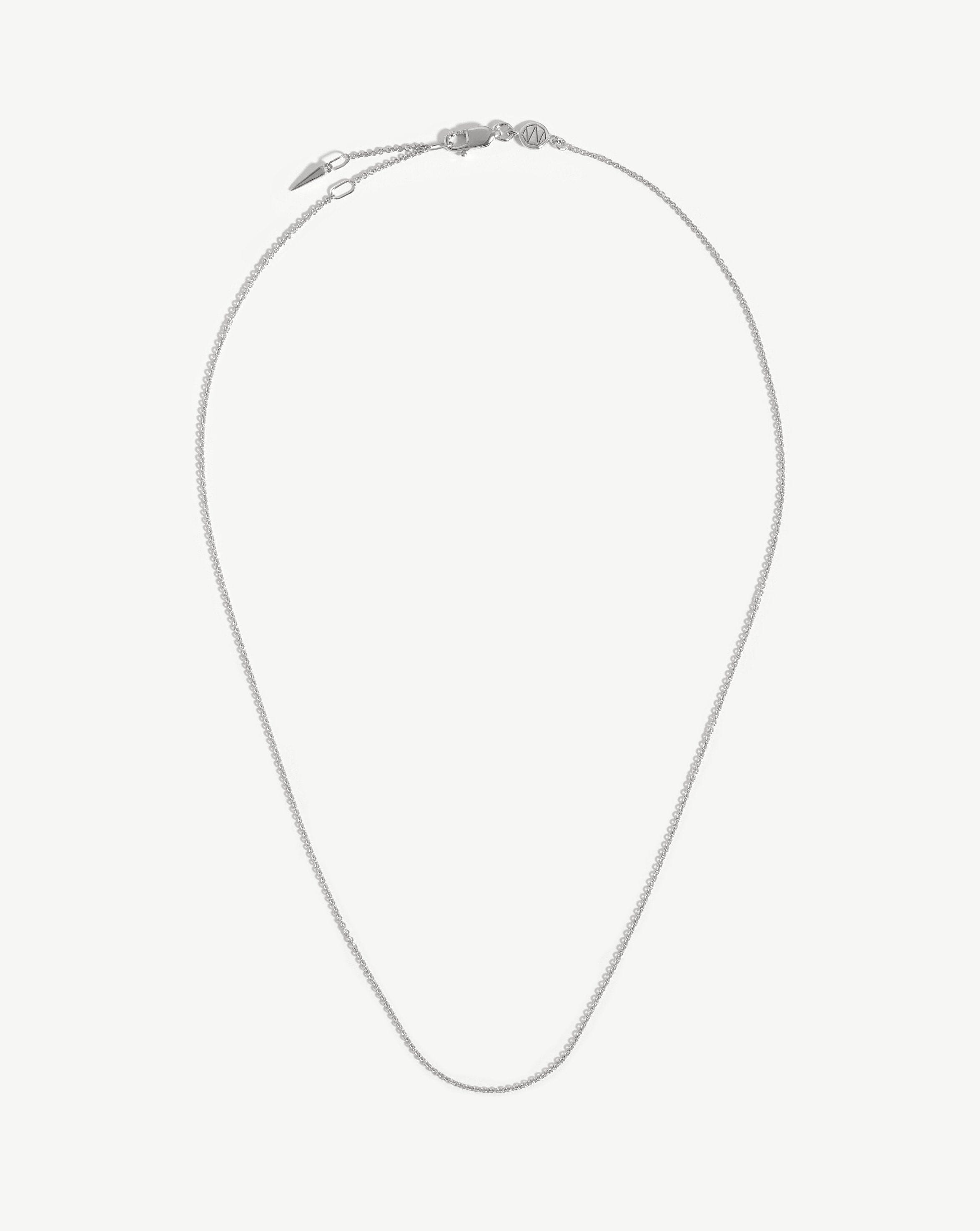 Silver necklace clearance short chain