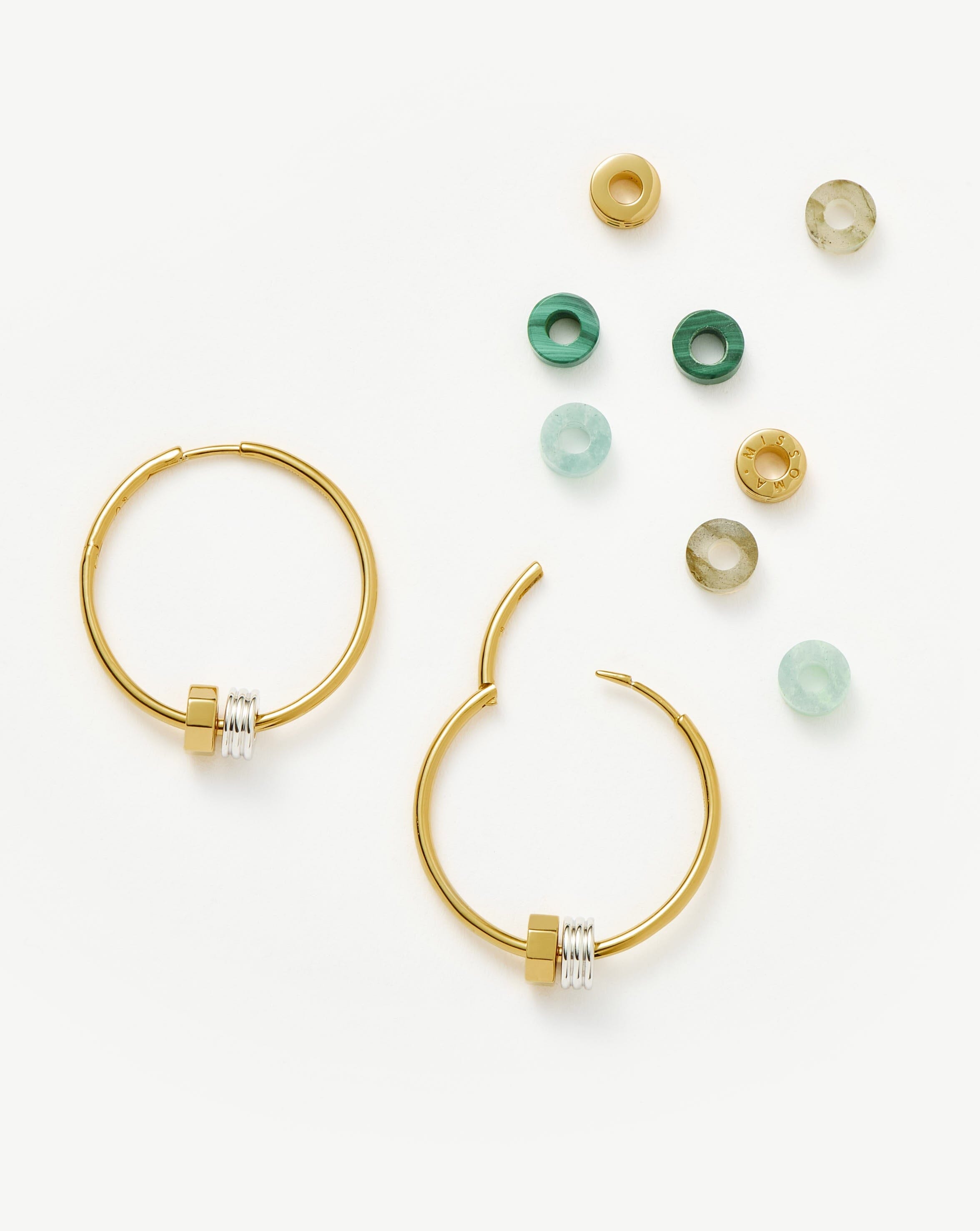 Abacus Beaded Gemstone Make-Your-Own Set | 18ct Recycled Gold Vermeil on Recycled Sterling Silver Layering Sets Missoma 