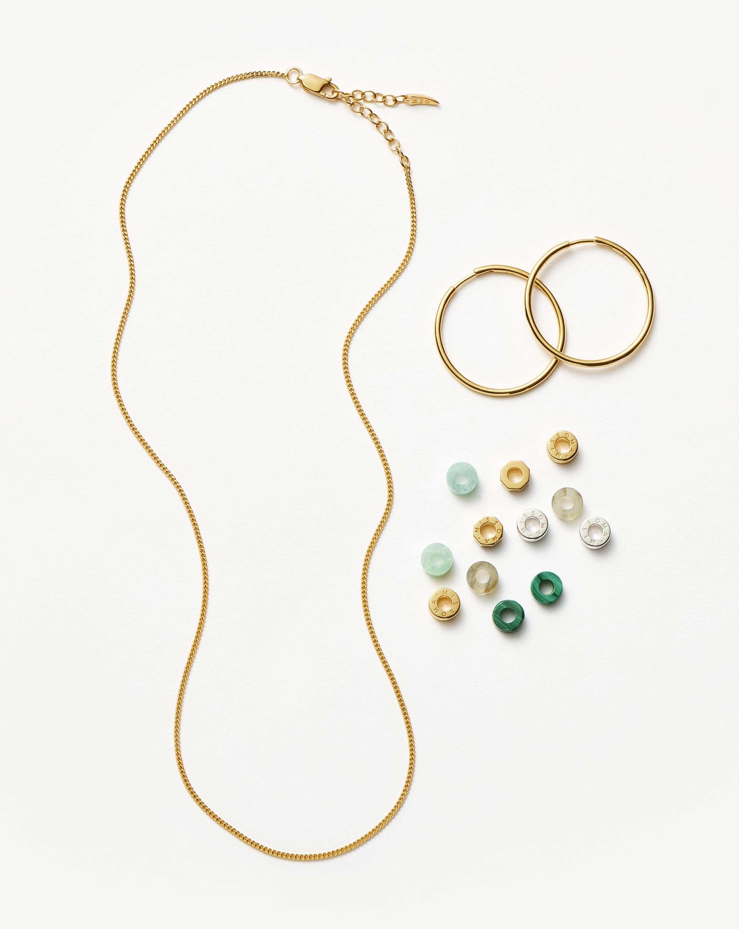 Abacus Beaded Gemstone Make-Your-Own Set | 18ct Recycled Gold Vermeil on Recycled Sterling Silver Layering Sets Missoma 