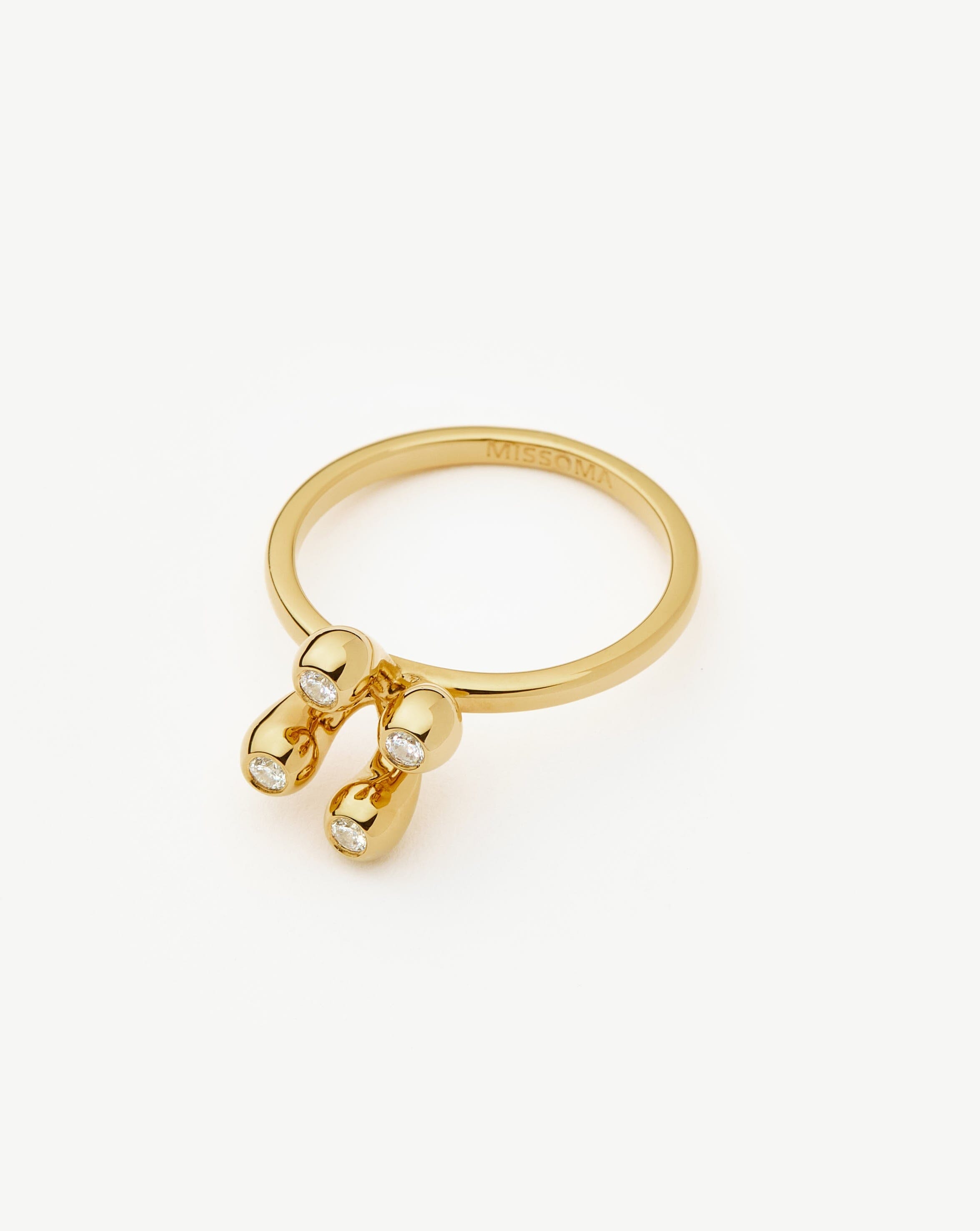 Atom Ring | 18ct Gold Vermeil Rings Missoma 