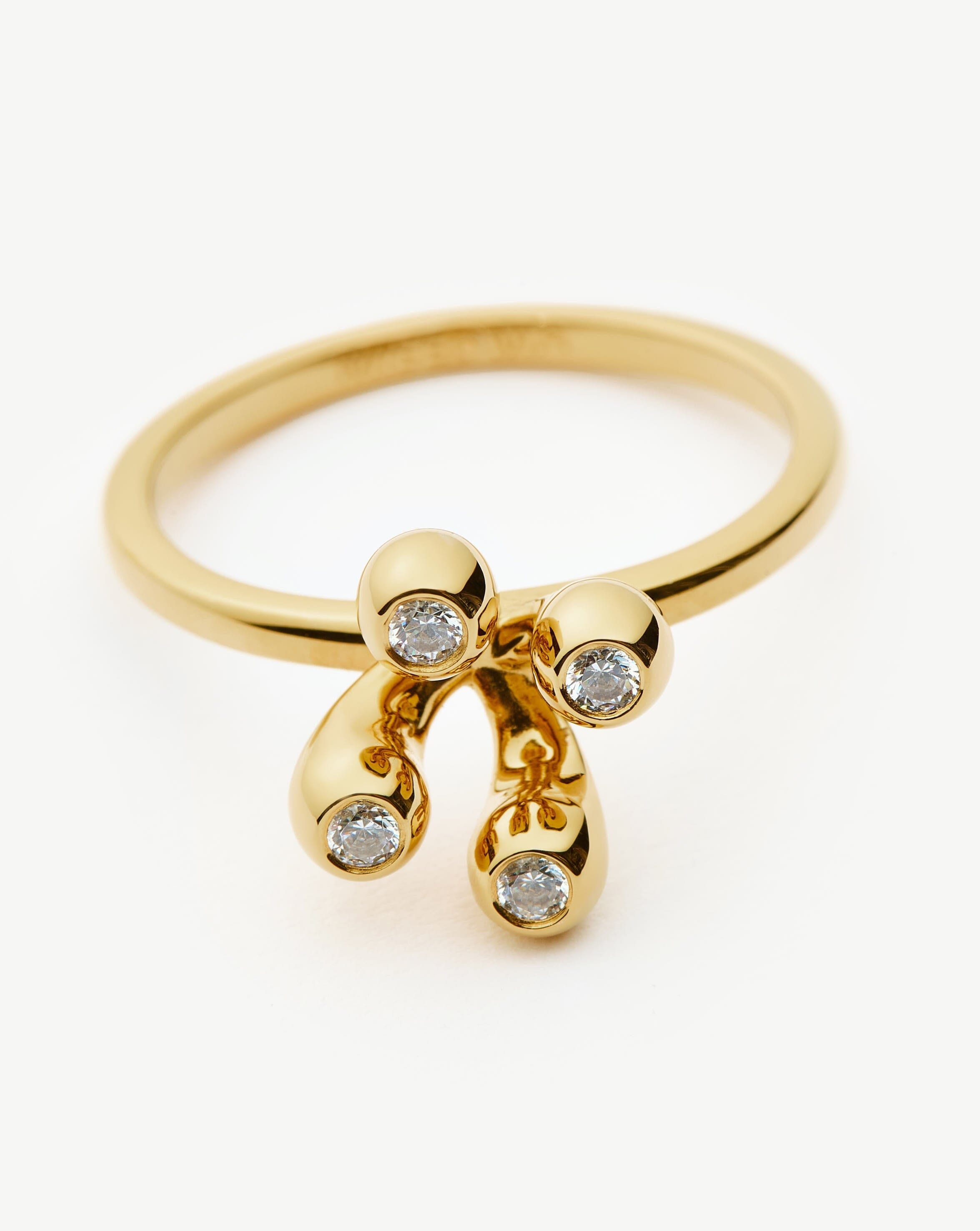 Atom Ring | 18ct Gold Vermeil Rings Missoma 