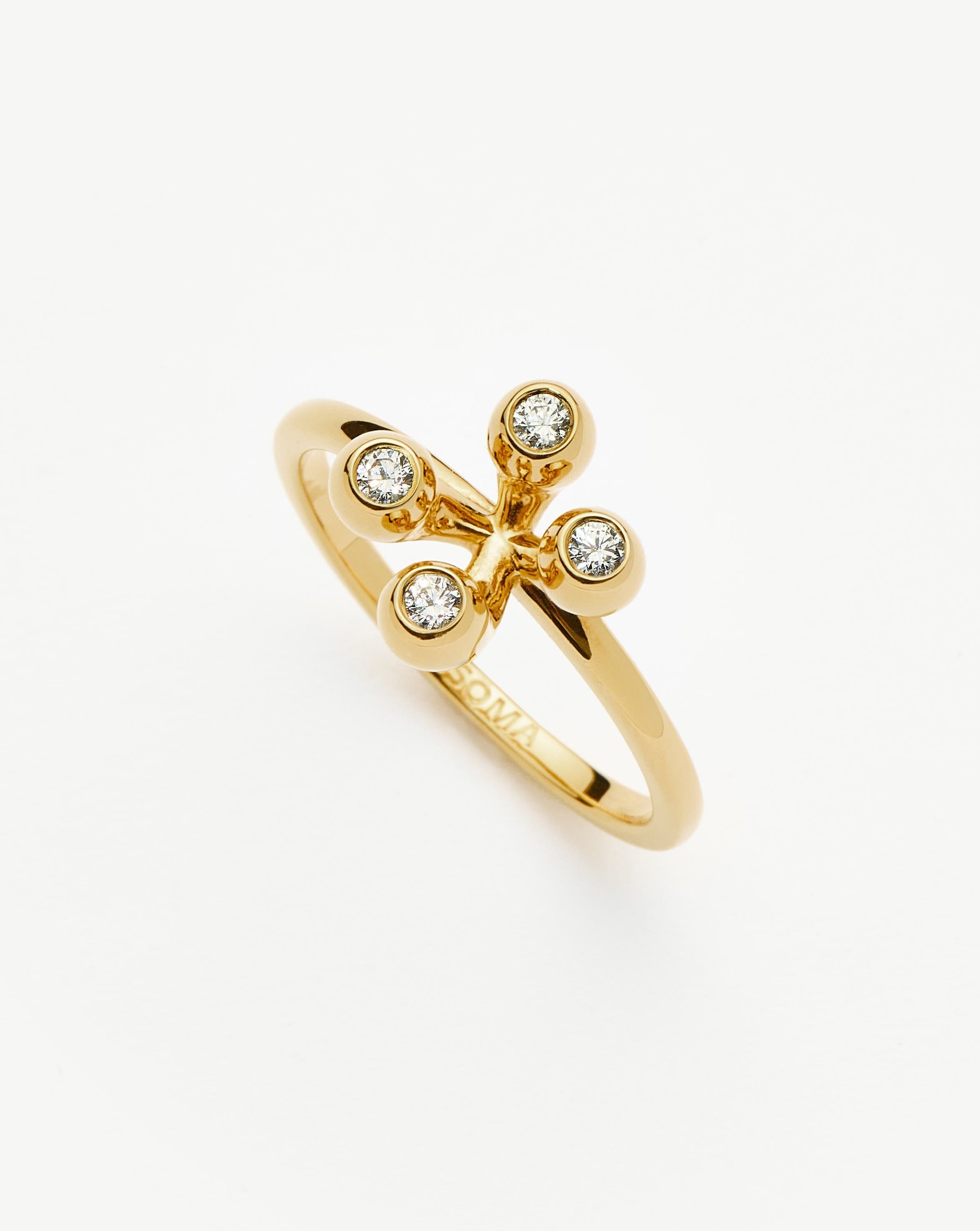 Atom Ring | 18ct Gold Vermeil Rings Missoma 