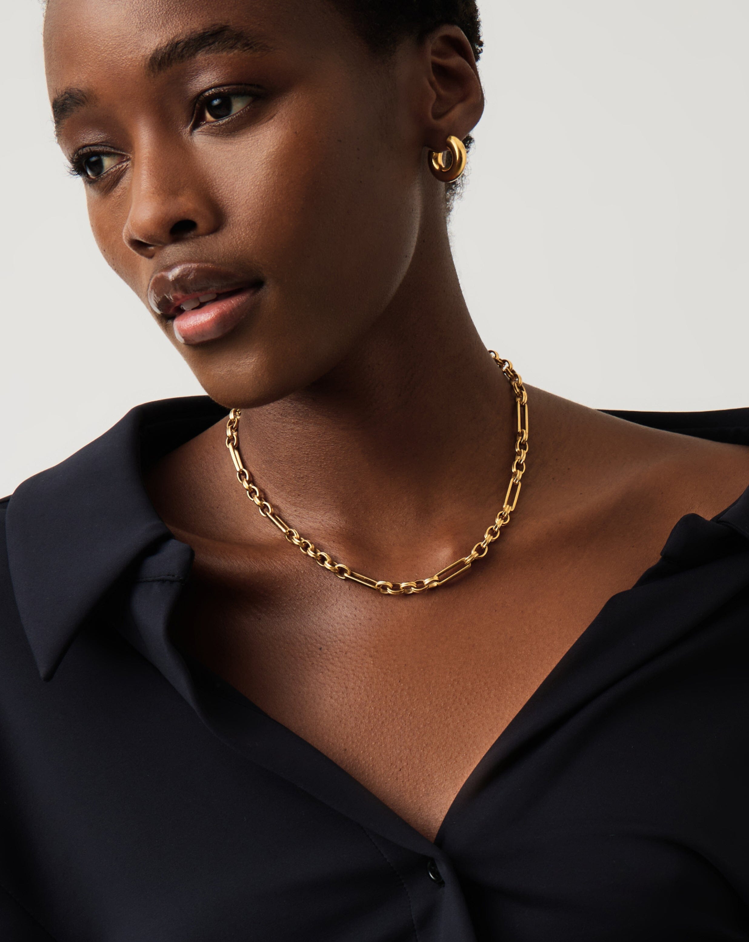 Axiom Chain Necklace | 18ct Gold Plated Necklaces Missoma 