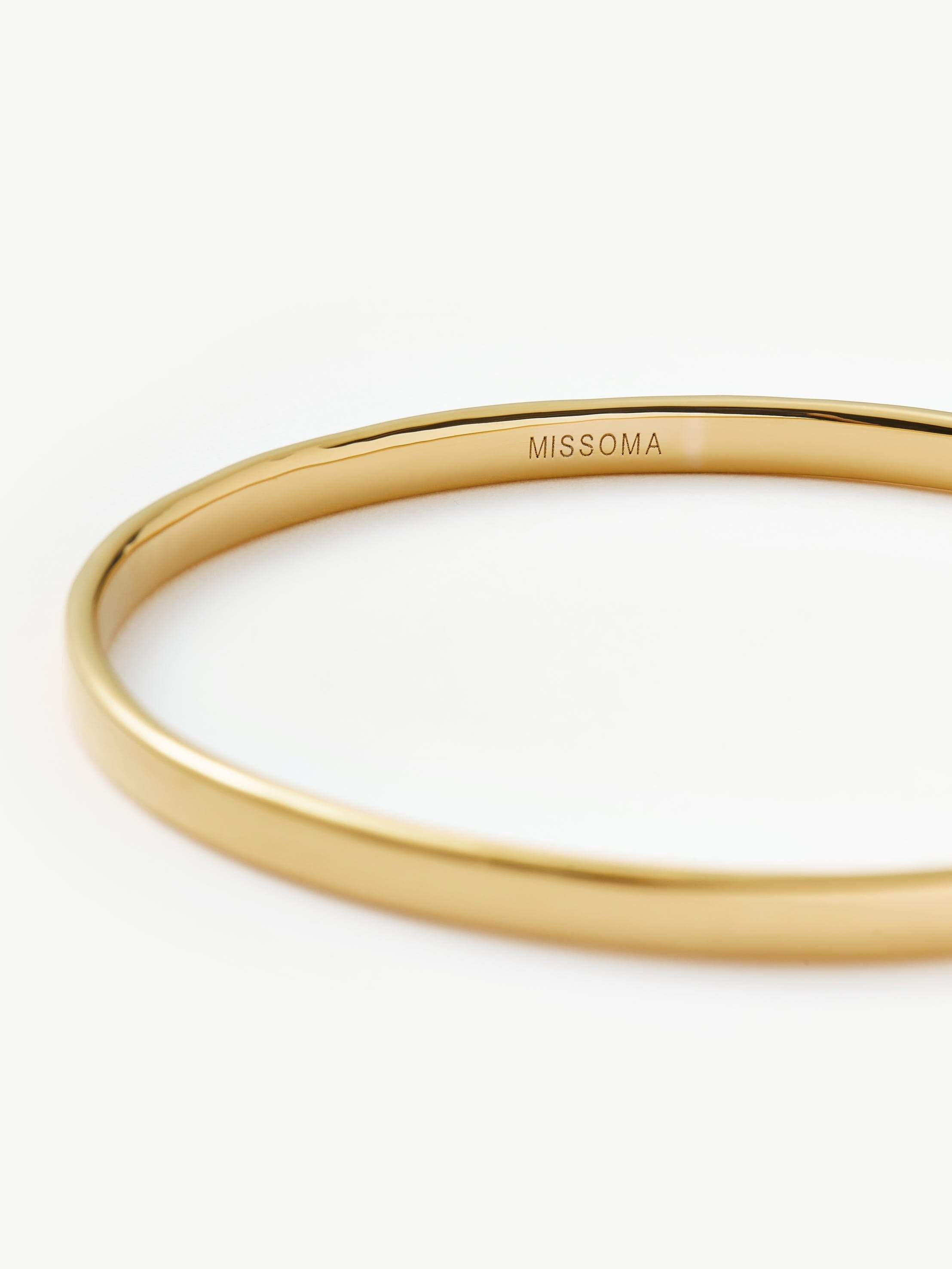 Classic Bangle | 18ct Gold Plated Bracelets Missoma 