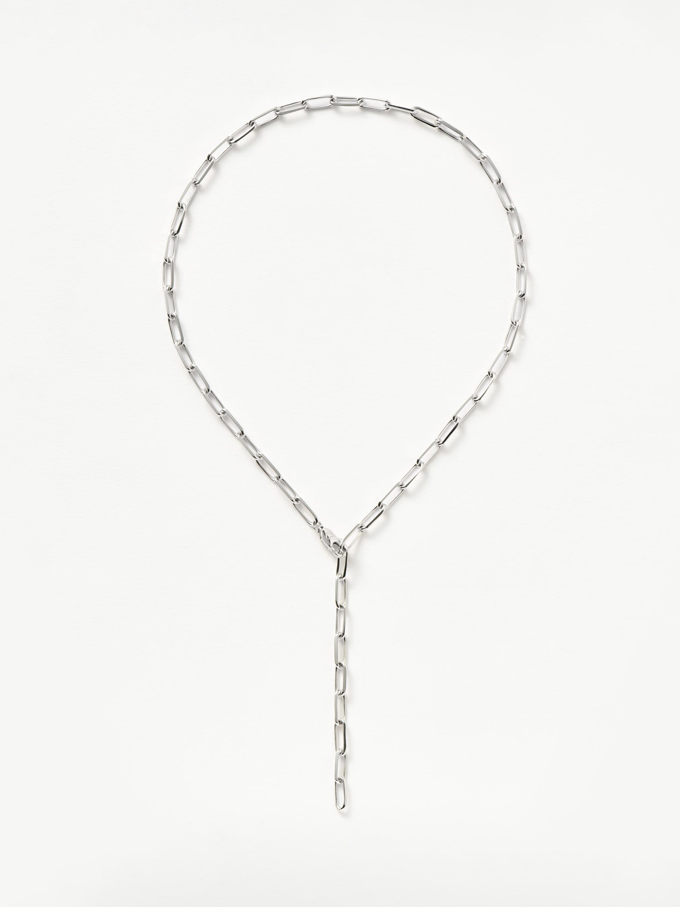 Classic Mini Short Paperclip Chain Necklace | Silver Plated Necklaces Missoma 