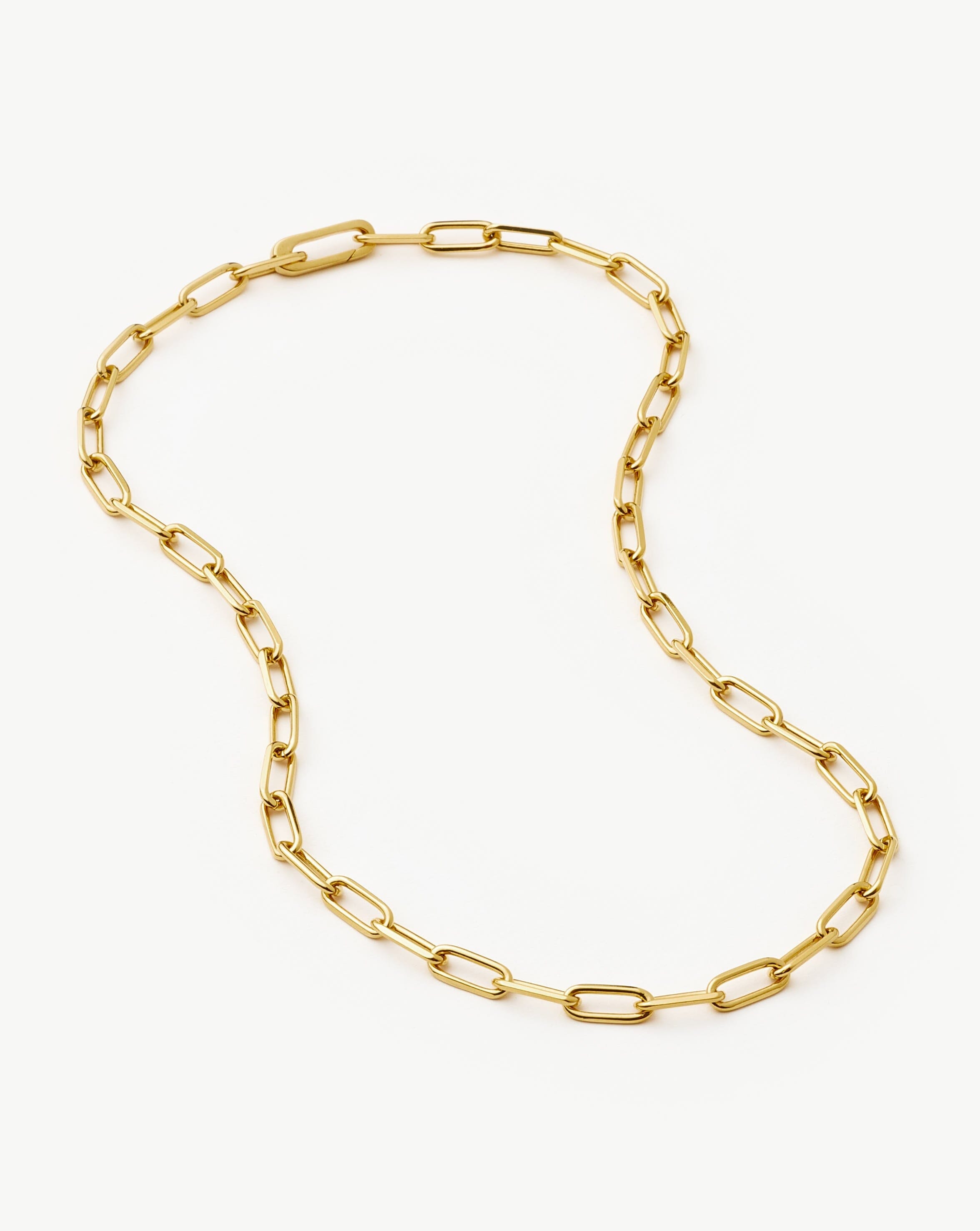 Classic Paperclip Chain Necklace | 18ct Gold Plated Necklaces Missoma 