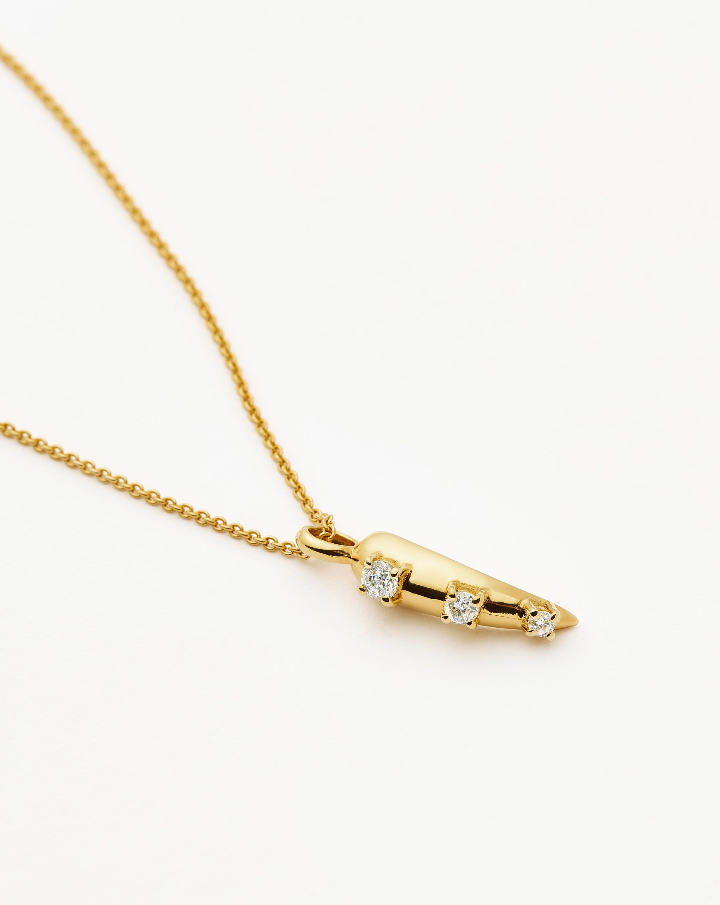 Claw Studded Pendant Necklace Necklaces Missoma 