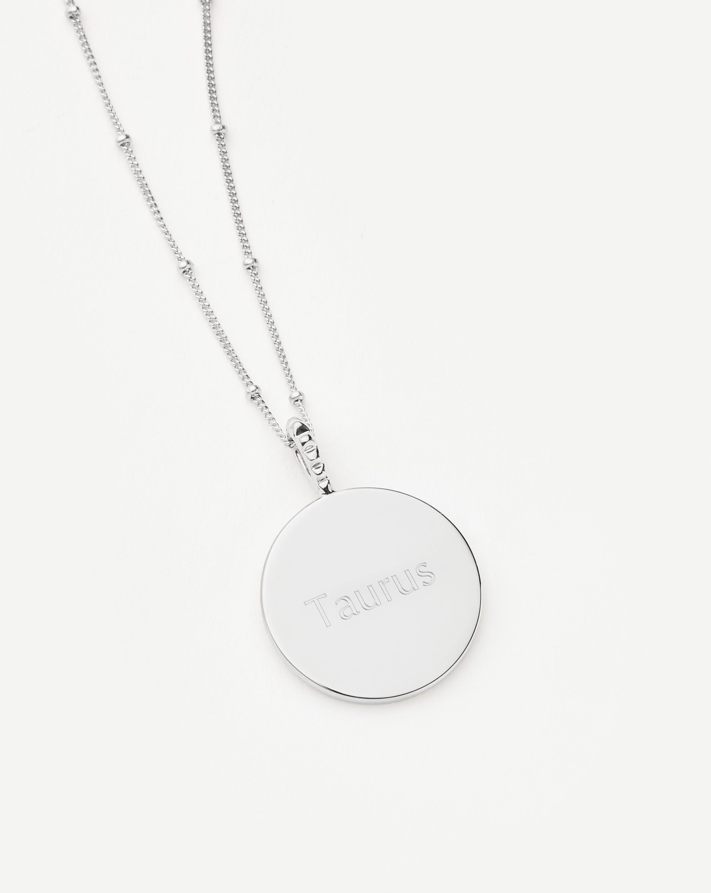 Engravable Large Round Disc Necklace Necklaces Missoma 