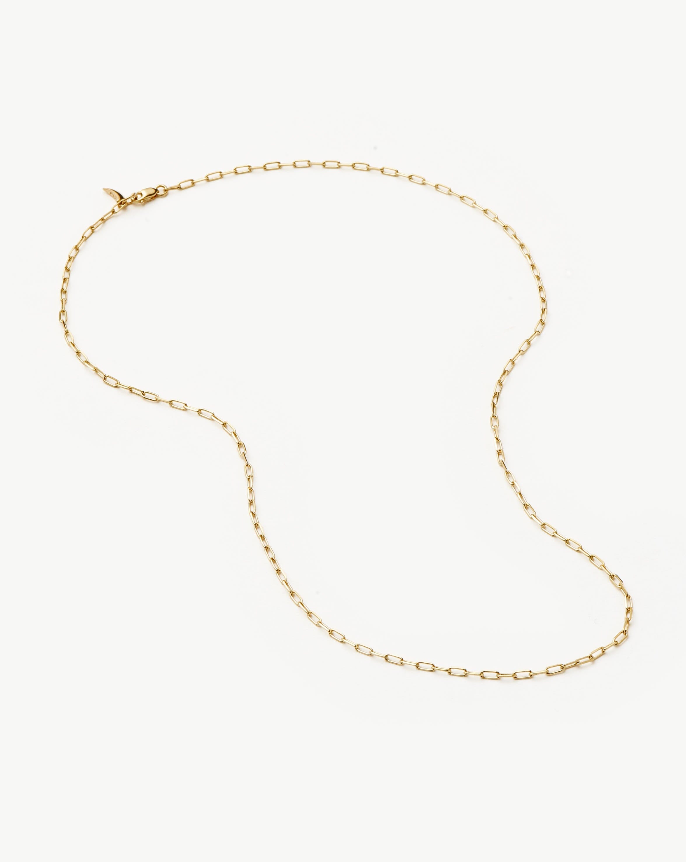 Fine Classic Paperclip Chain Necklace | 14ct Solid Gold Necklaces Missoma 