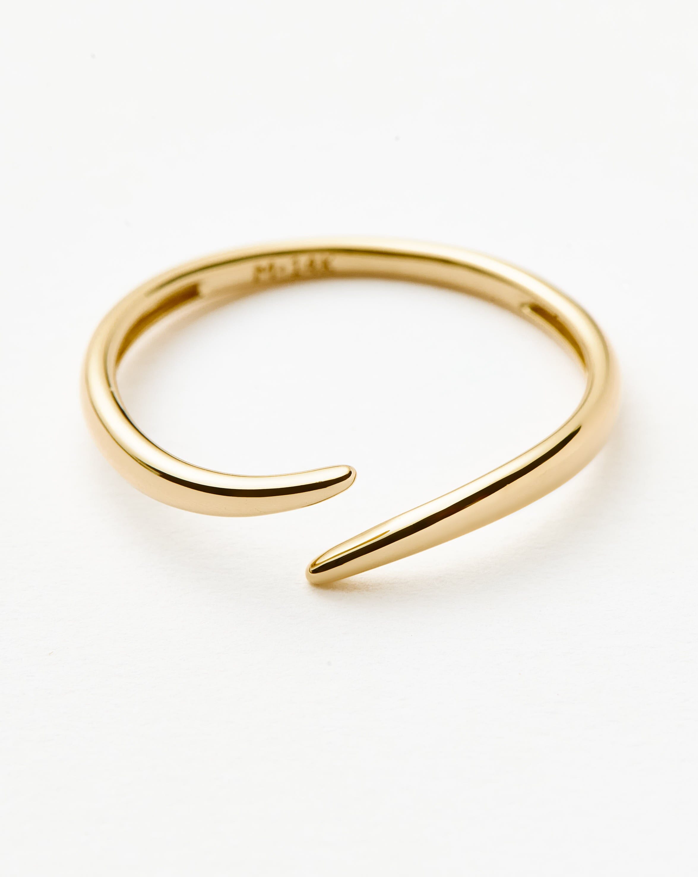 Fine Open Claw Ring | 14ct Solid Gold Rings Missoma 