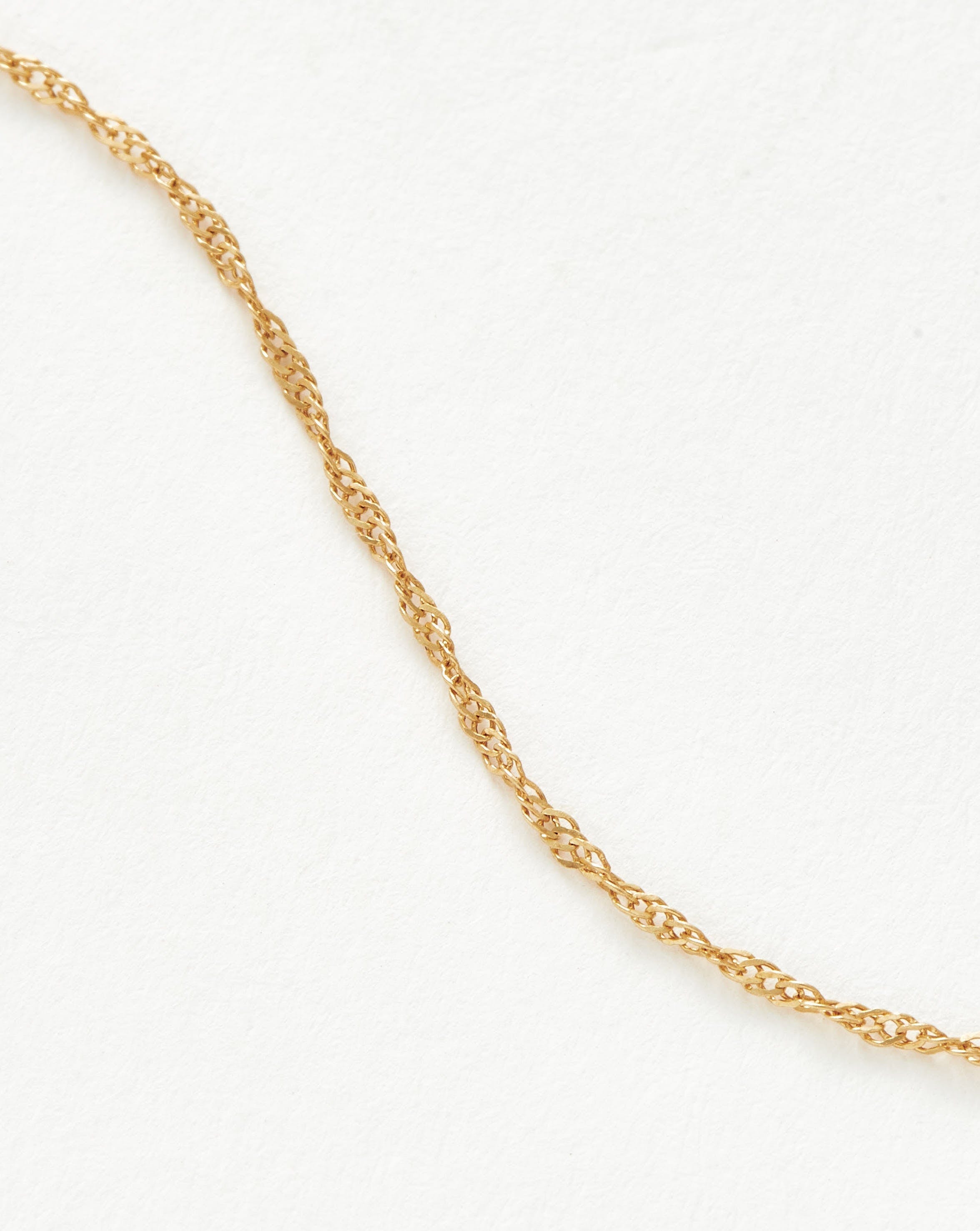 Twisted gold clearance chain