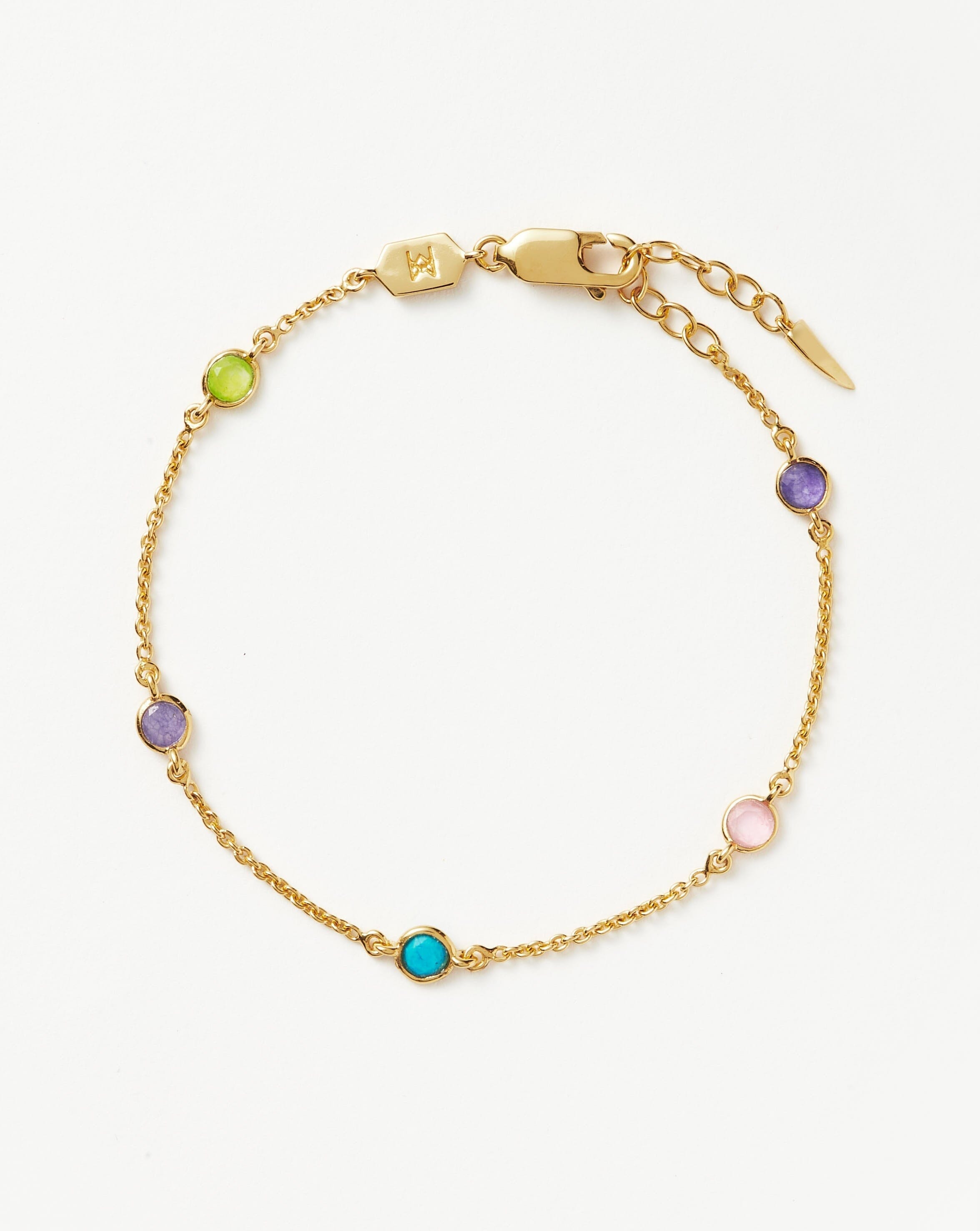 Hot Rox Multi Gemstone Bracelet | 18ct Gold Vermeil/Multi Bracelets Missoma 