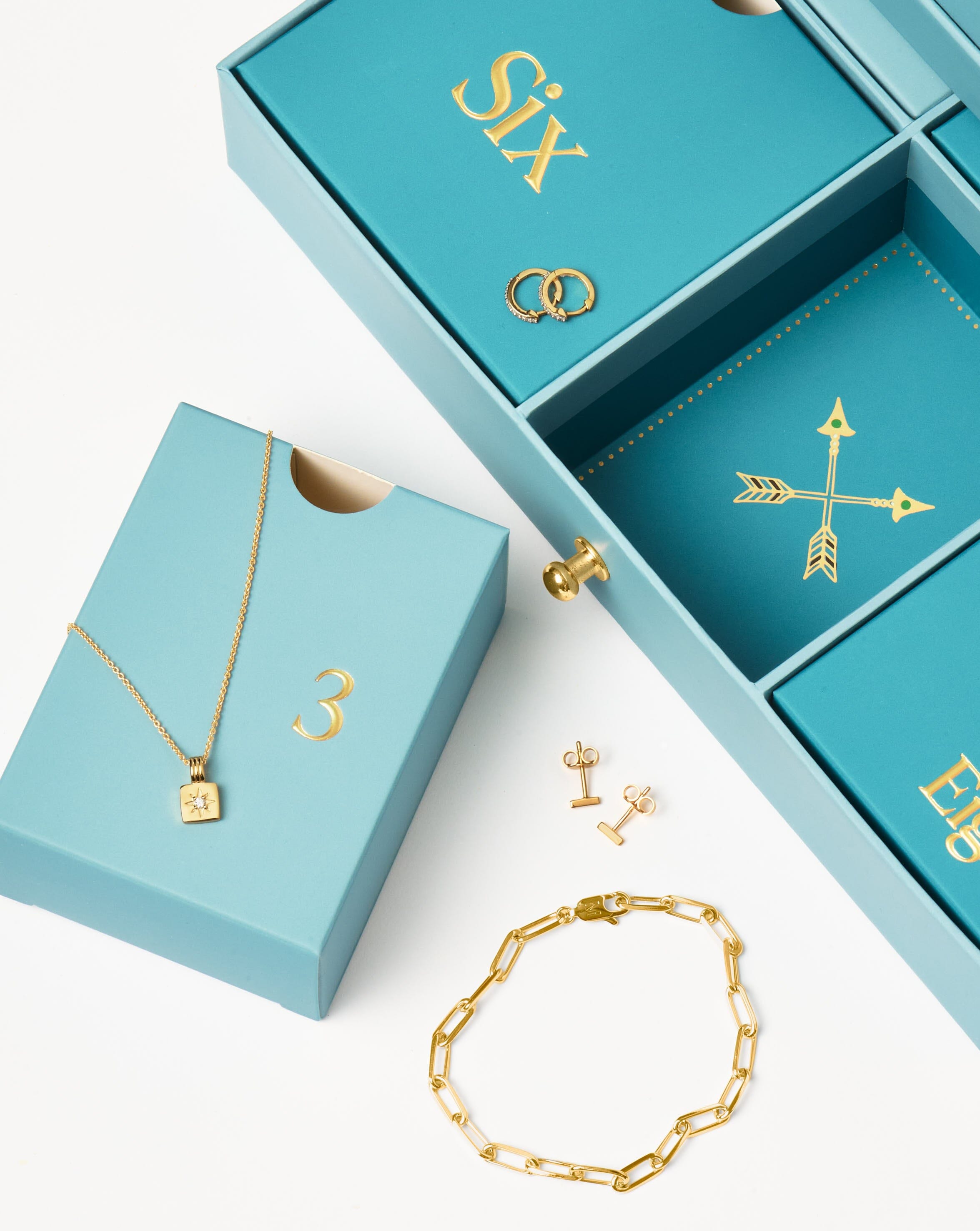 Jewellery Advent Calendar 2024 (Worth £827) | Gold Advent Calendar Missoma 