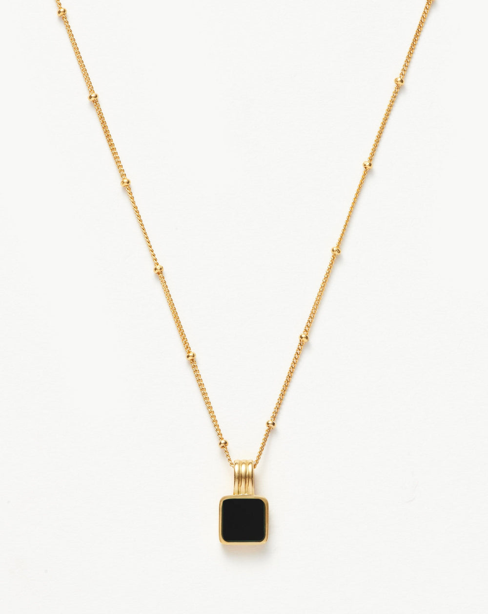 Ridge Heart Charm Necklace | 18ct Gold Plated | Barbiecore | Missoma