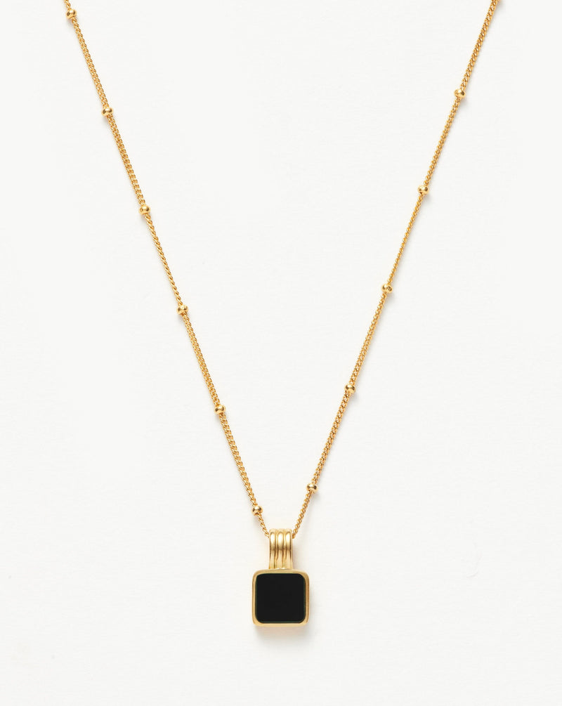 Ridge Heart Charm Necklace | 18ct Gold Plated | Barbiecore | Missoma