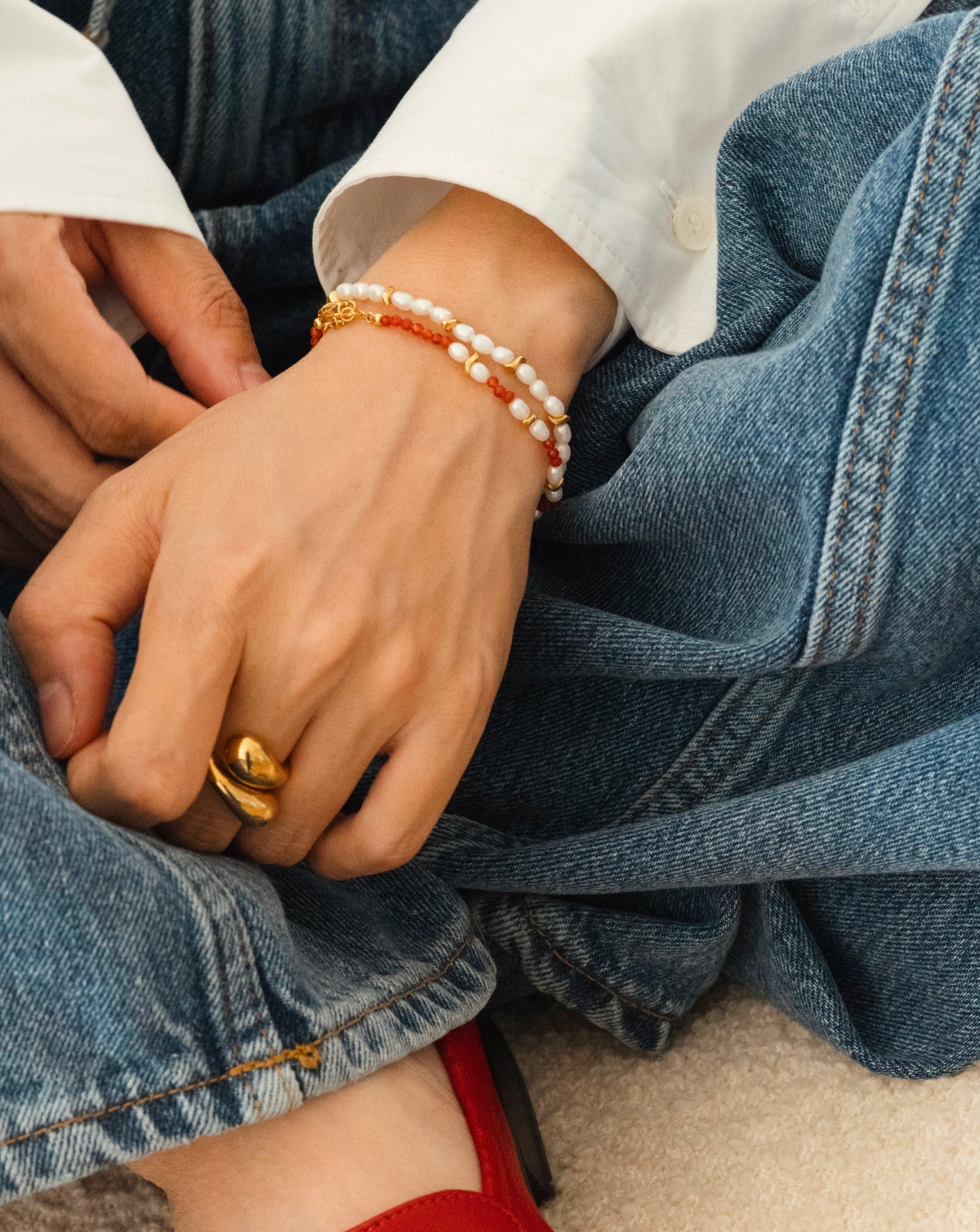 Savi Seed Pearl Bracelet | Pearl Bracelets Missoma 