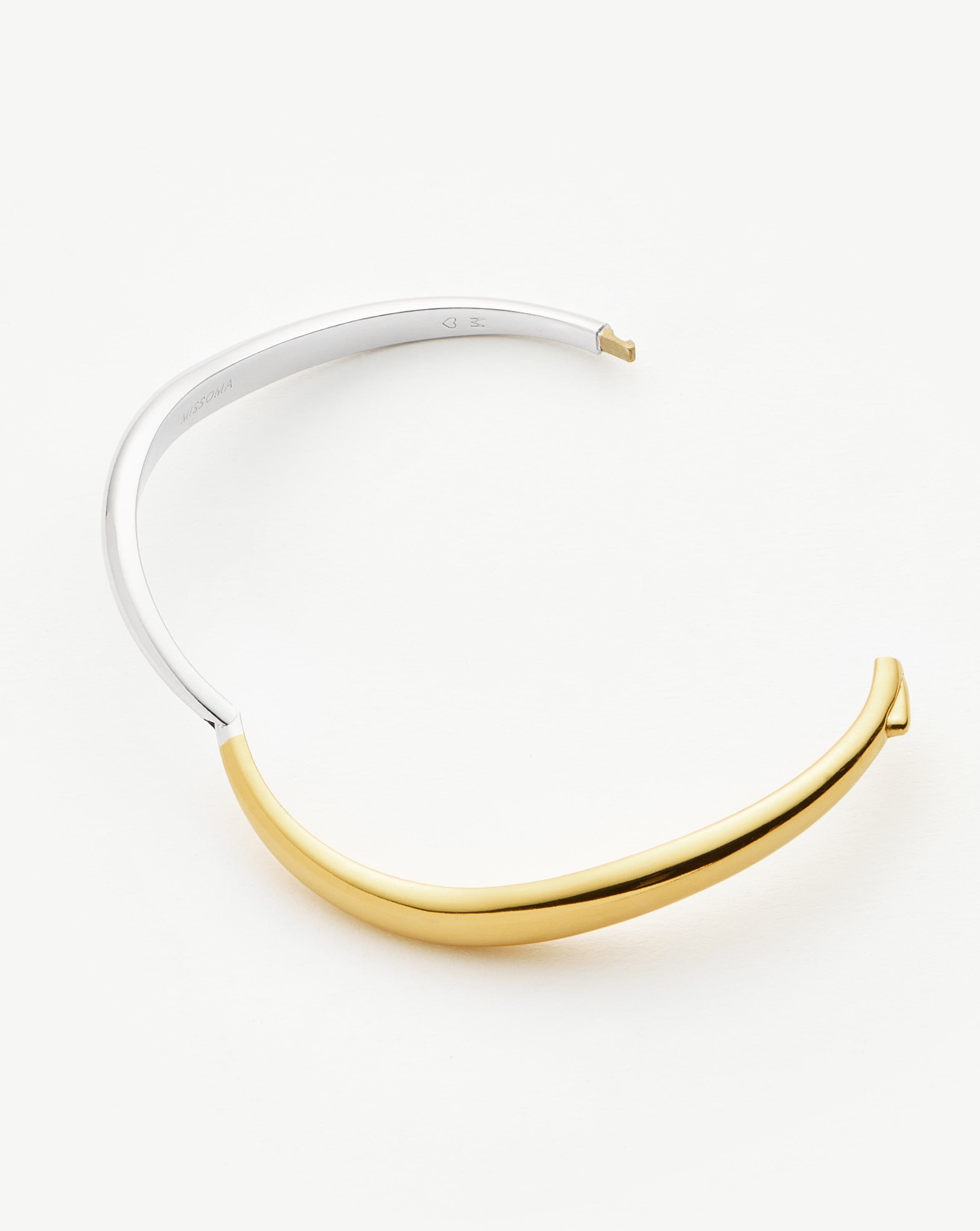 Savi Signature Hinged Bangle | Mix Metal Bracelets Missoma 