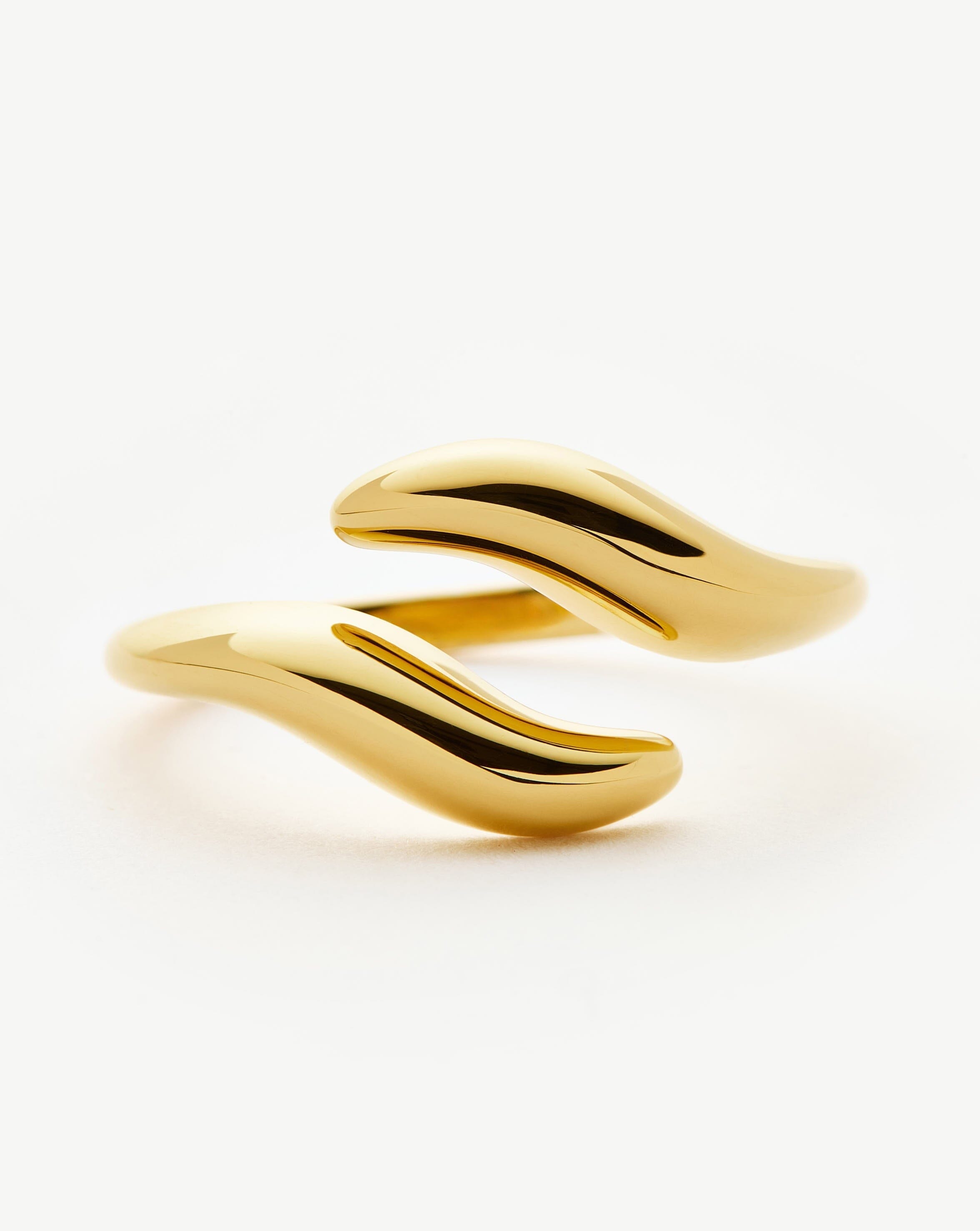 Savi Signature Open Ring | 18ct Gold Vermeil Rings Missoma 