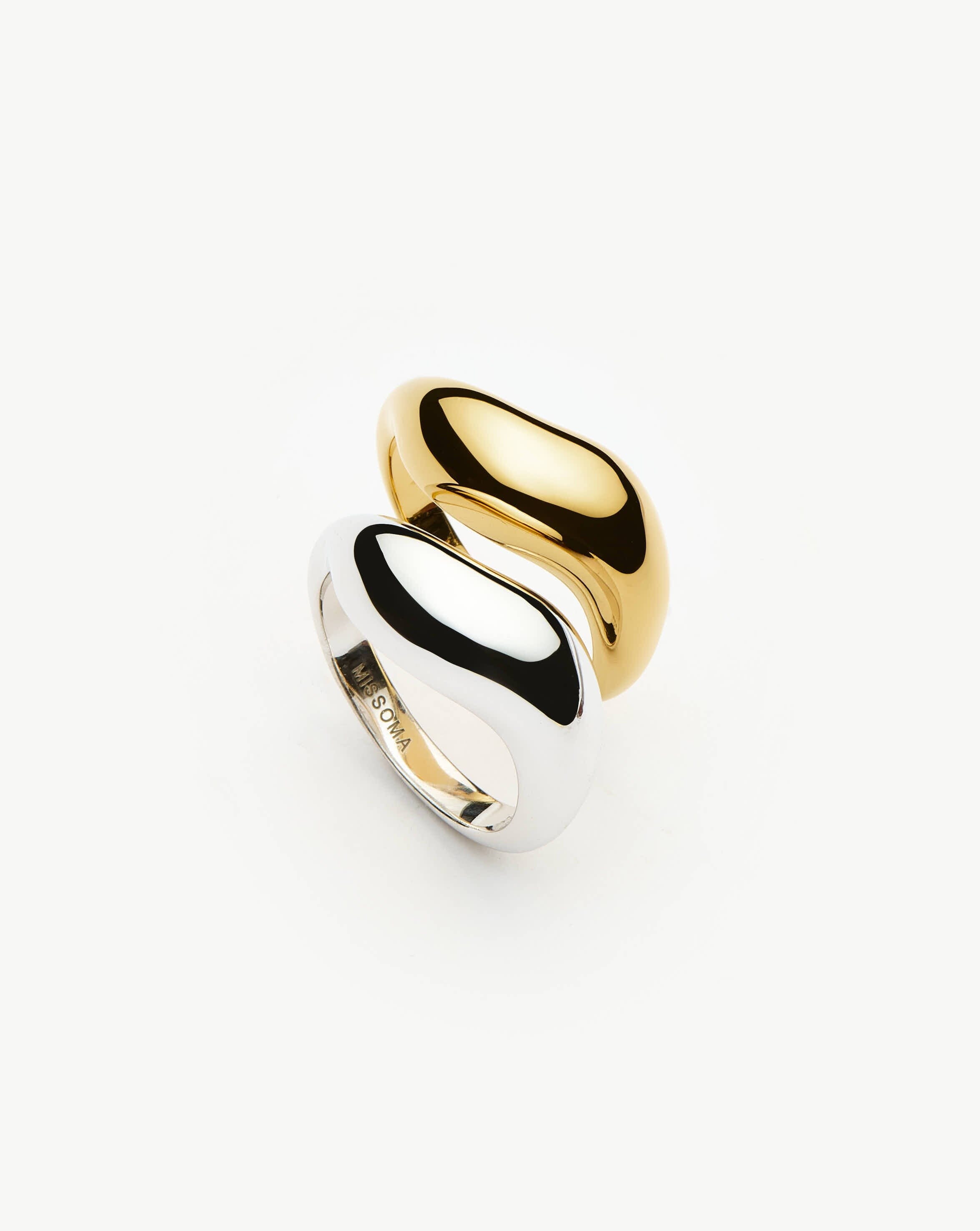 Savi Signature Stacking Ring Set | Mixed Metal Layering Sets Missoma 