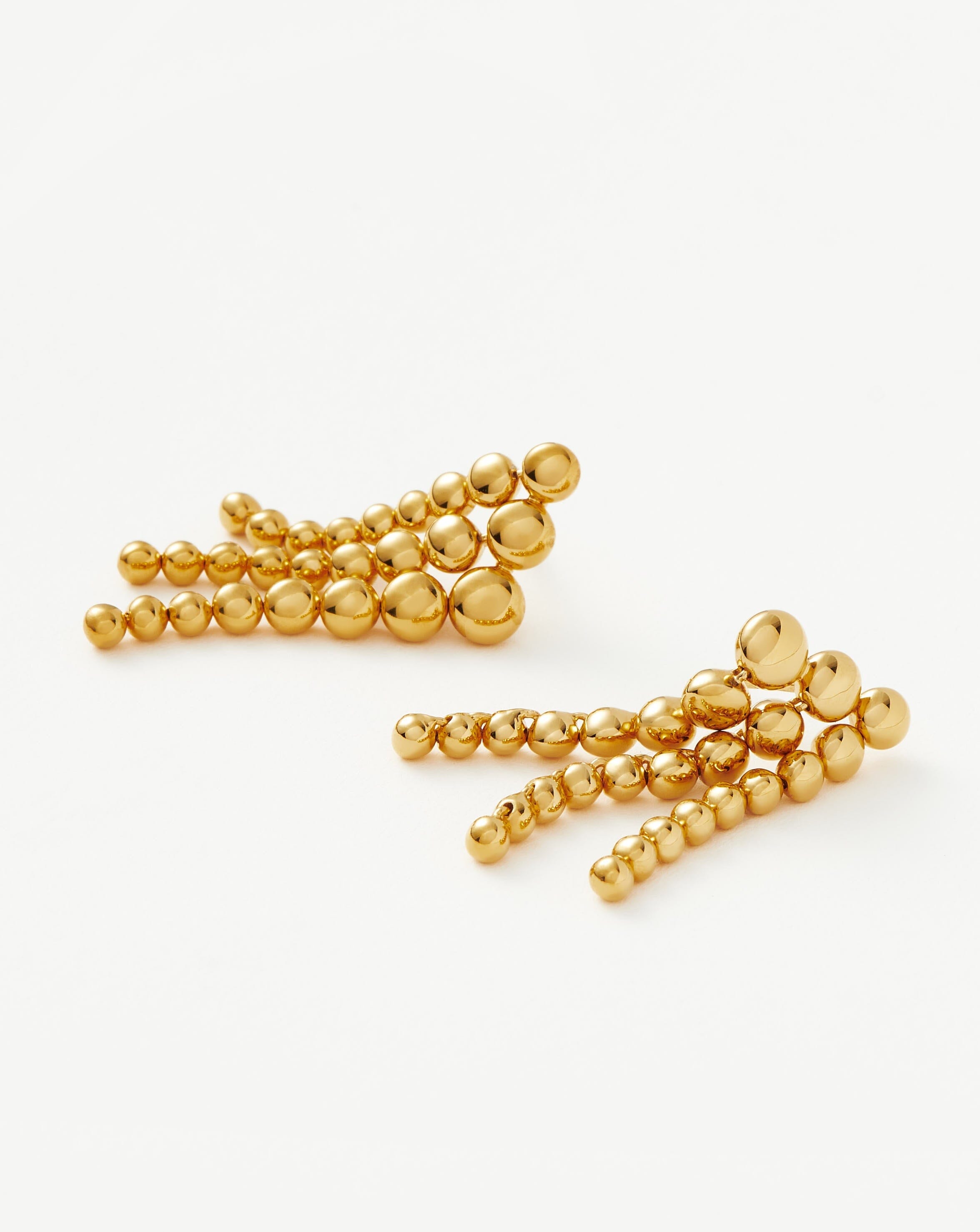 Bead ball stud on sale earrings