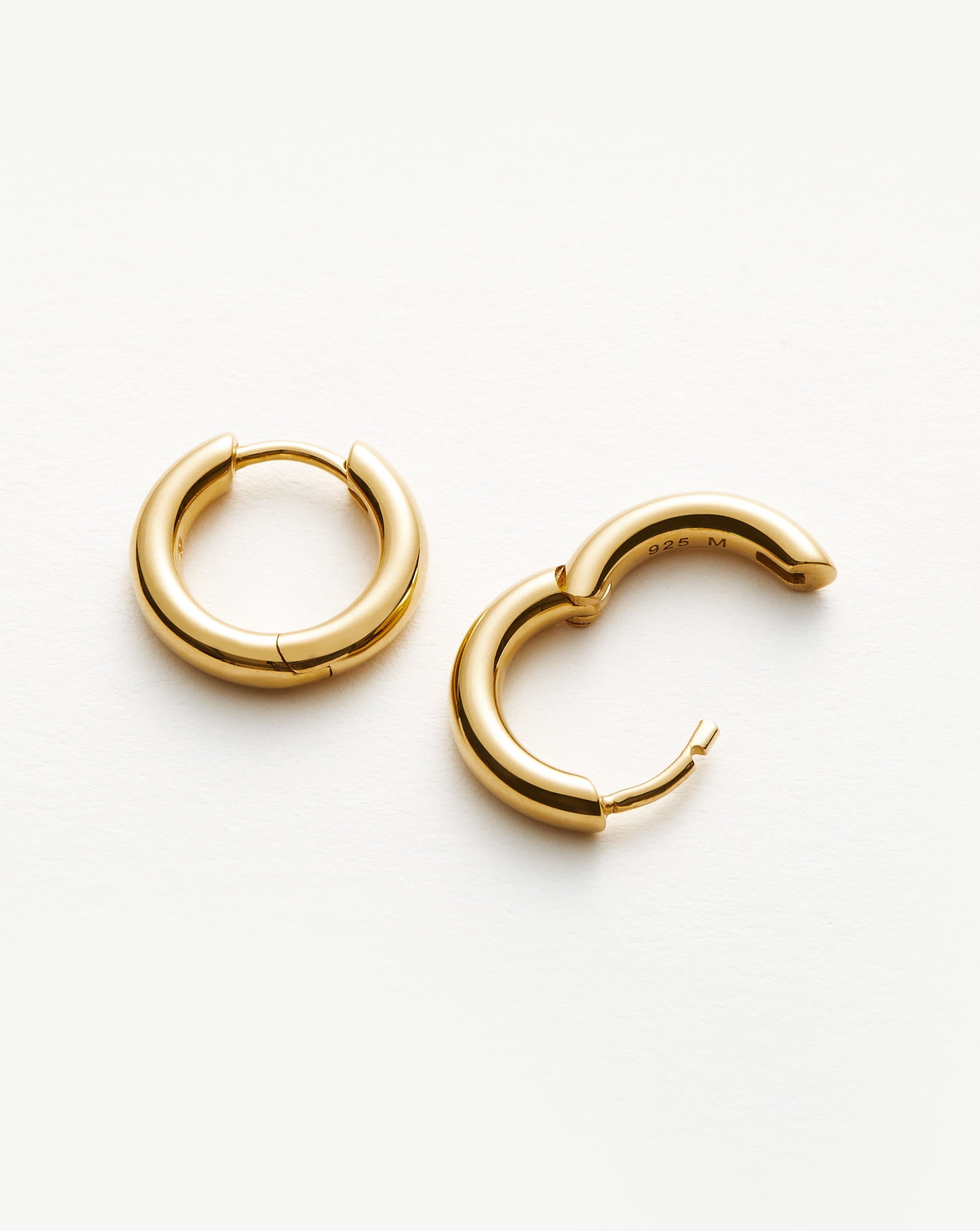 Mini gold hoop on sale earrings