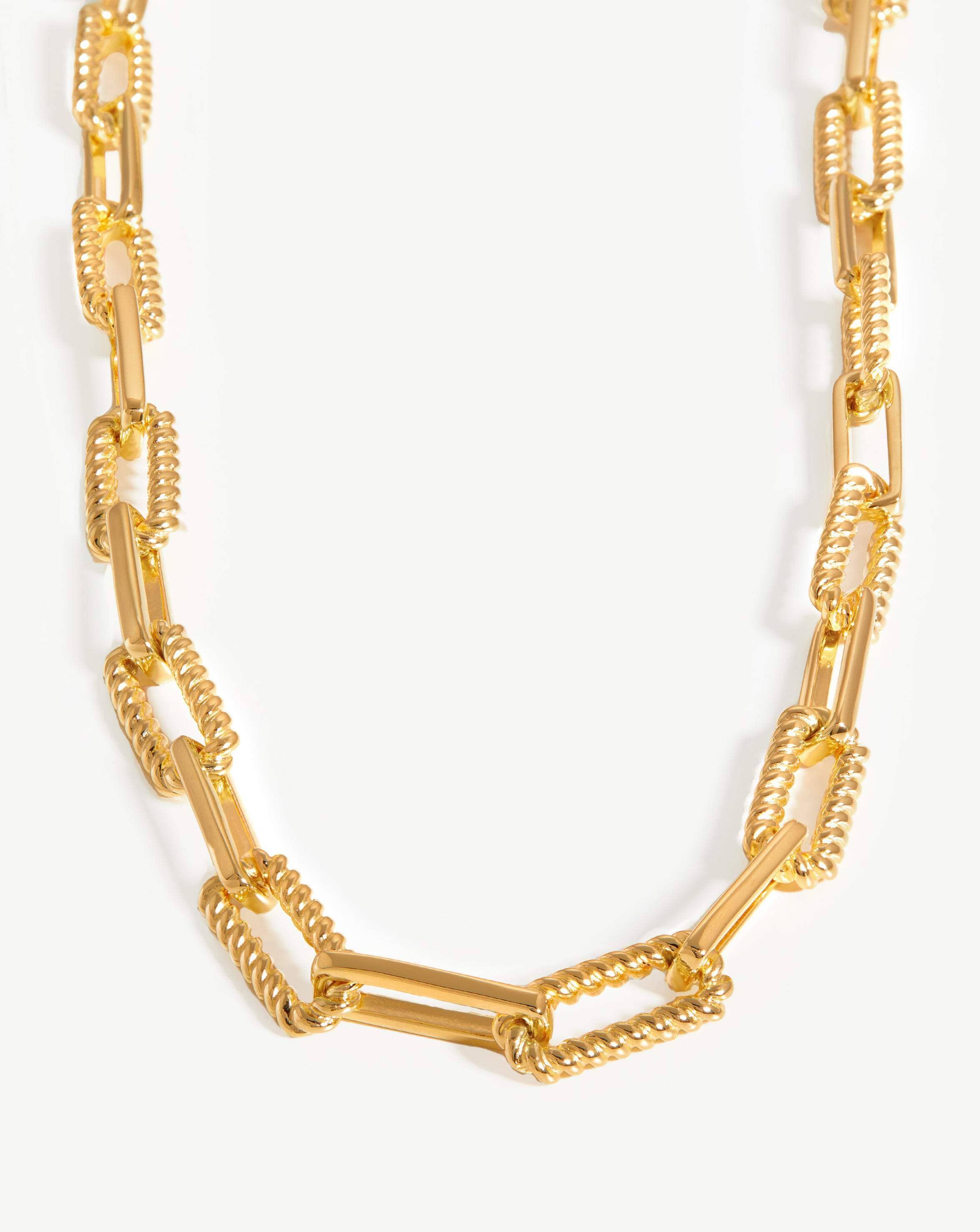 Missoma gold store coterie chain necklace