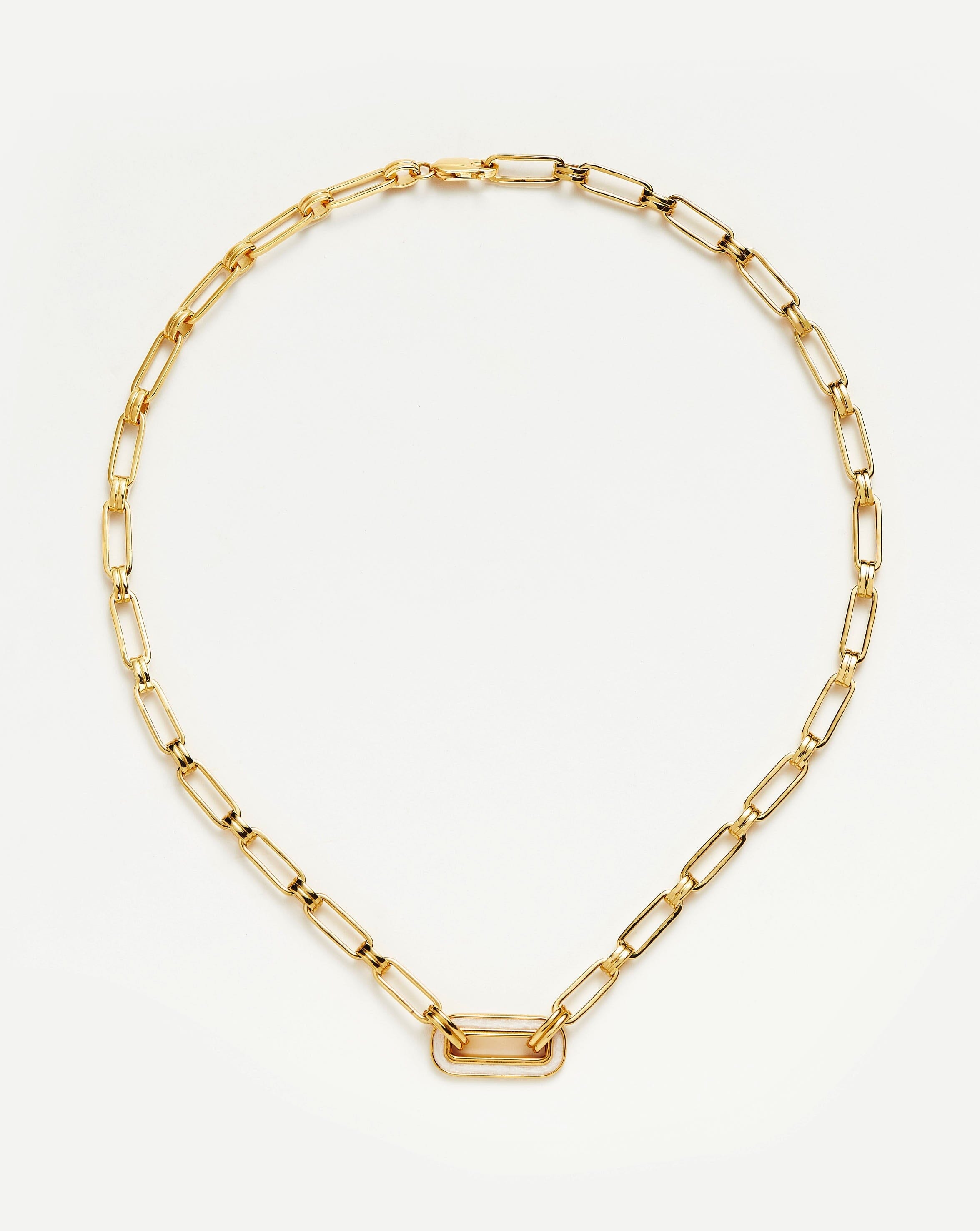 Enamel Haze Floating Pendant Chain Necklace Necklaces | Missoma