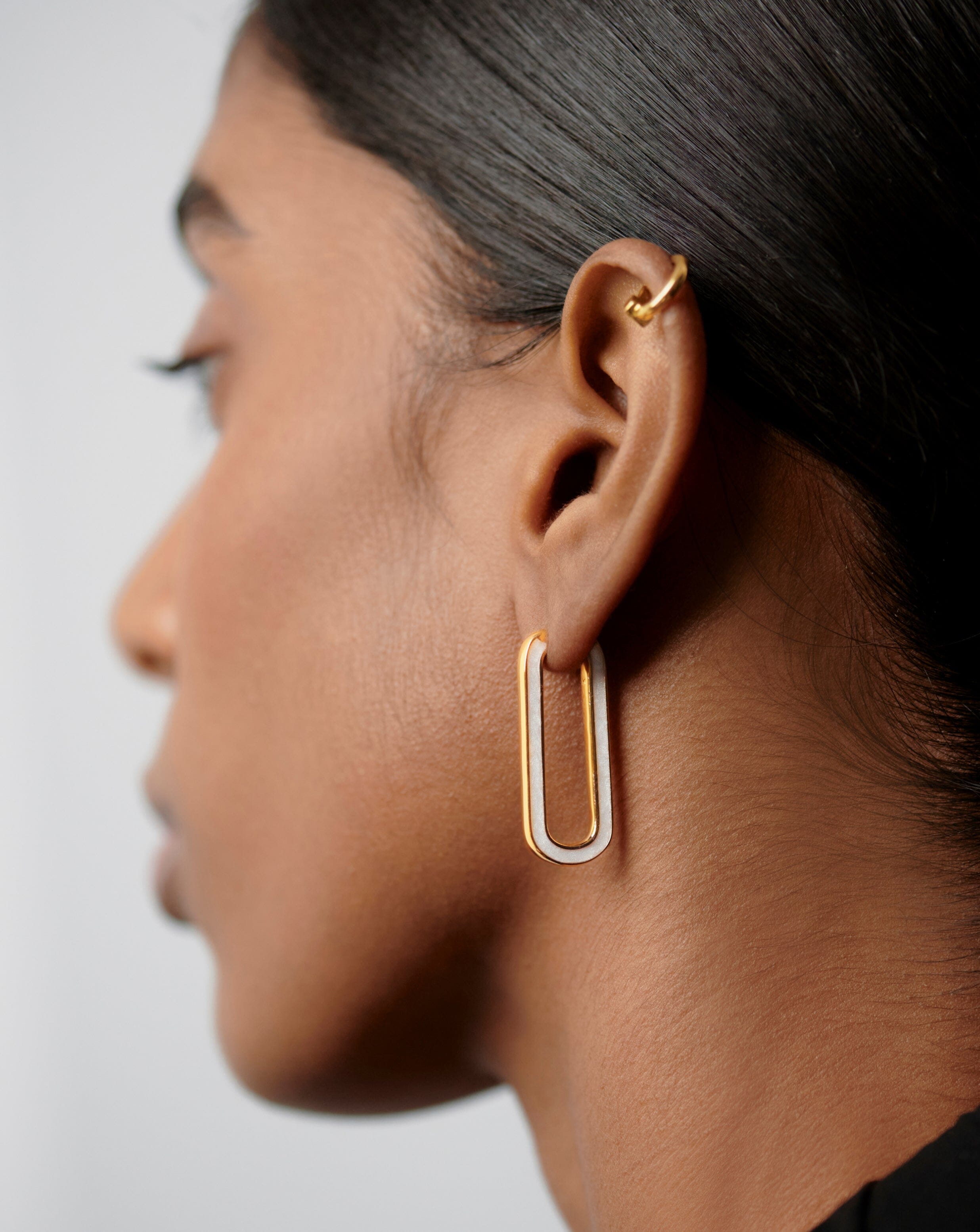 Missoma gold shop ovate hoops