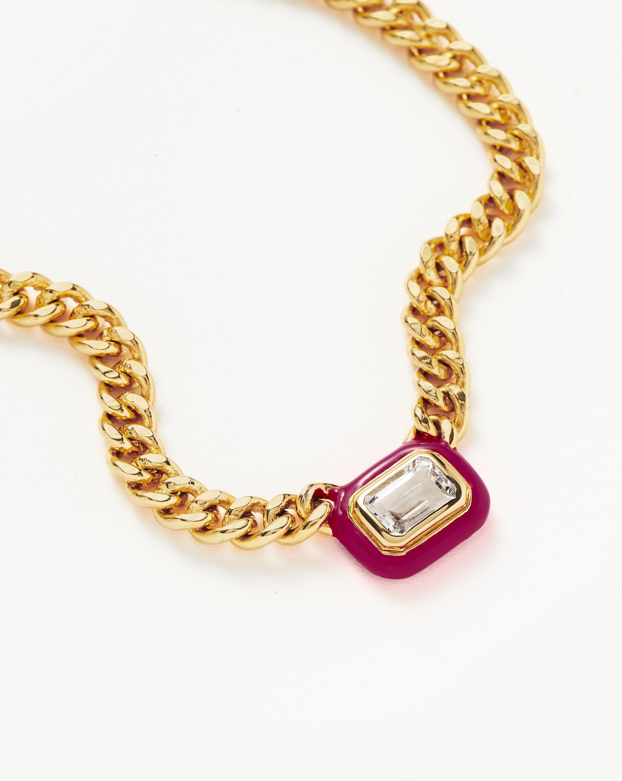 Yellow gold clearance cubic zirconia necklaces