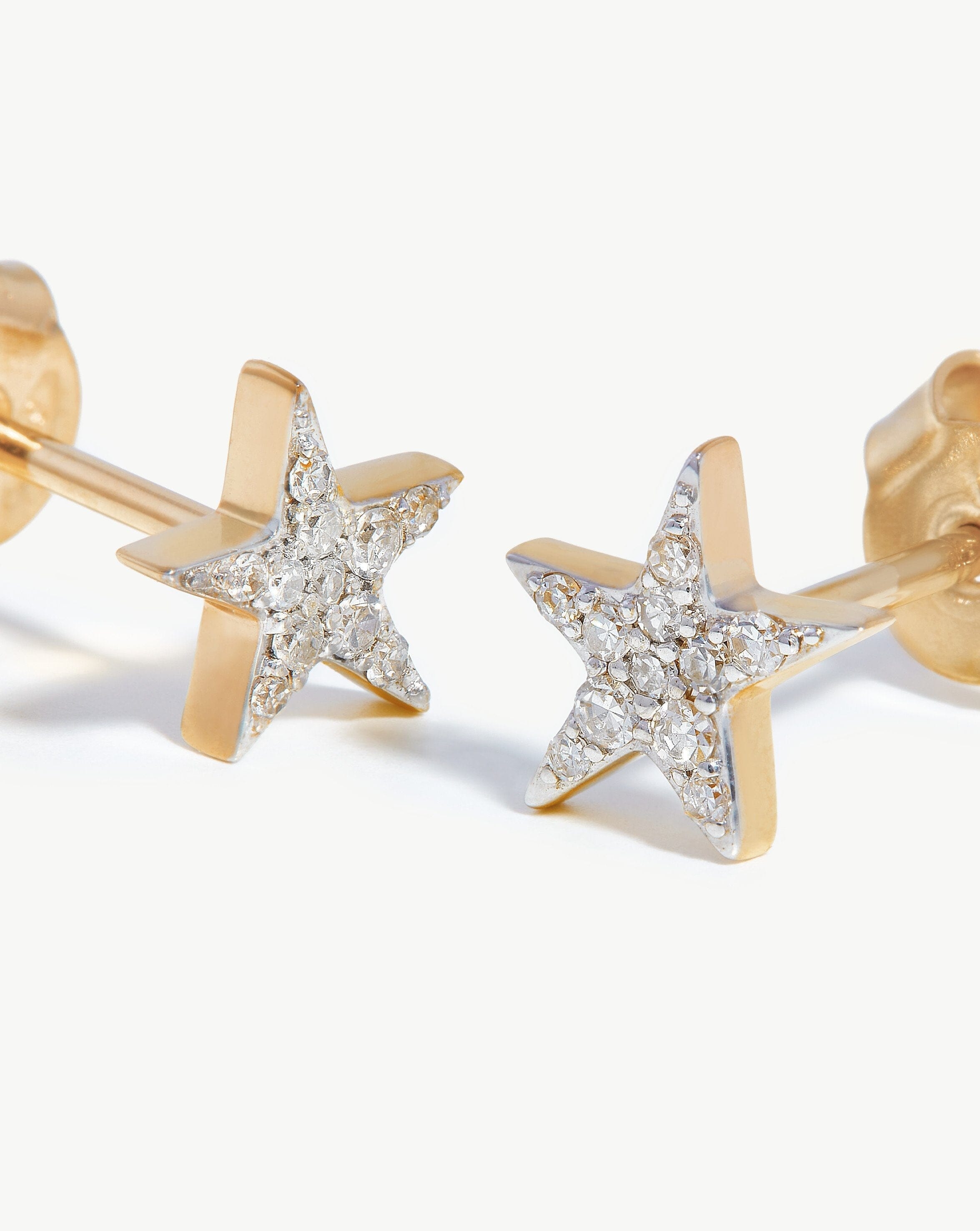 Diamond on sale star earrings