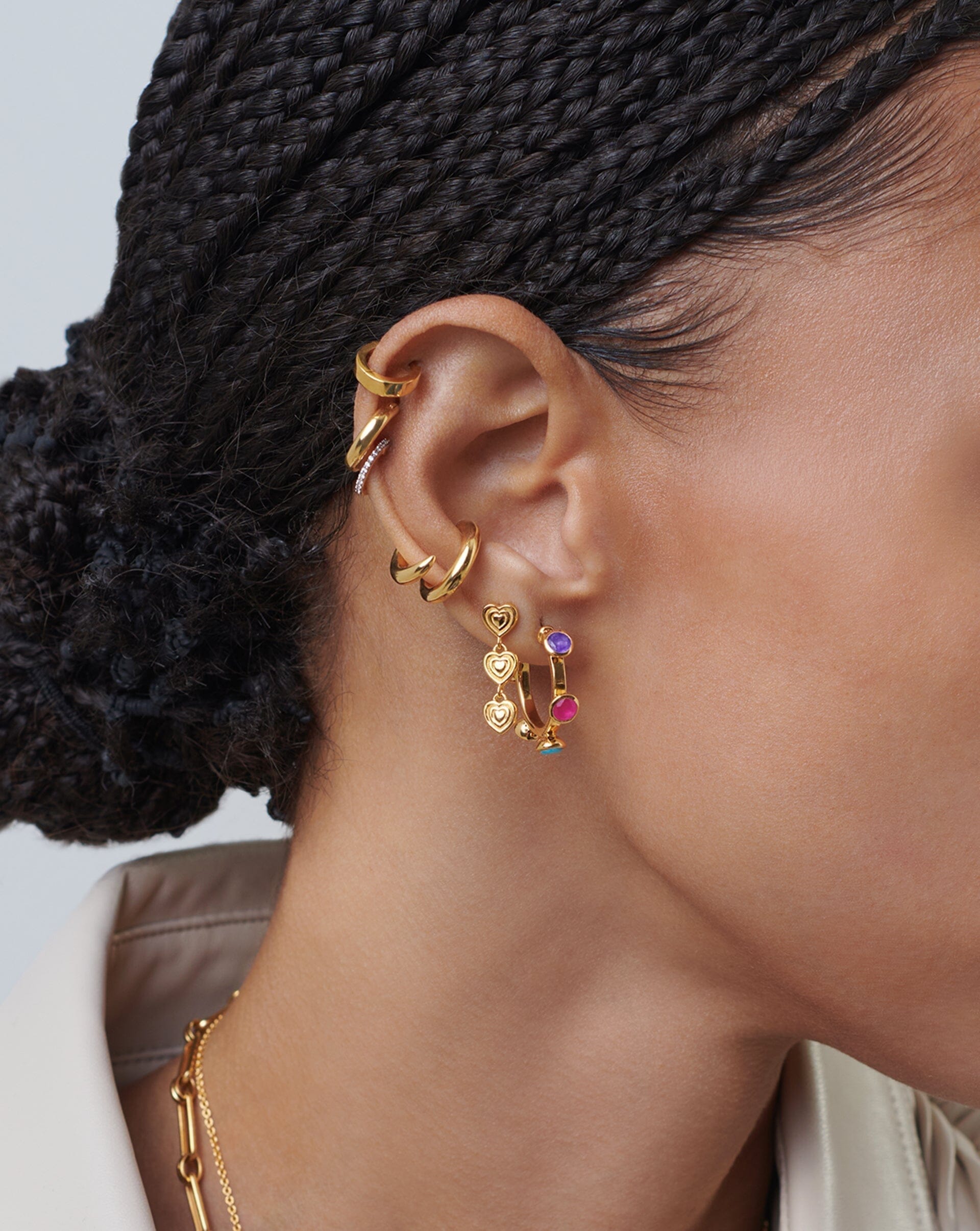 Missoma gold medium on sale molten hoops