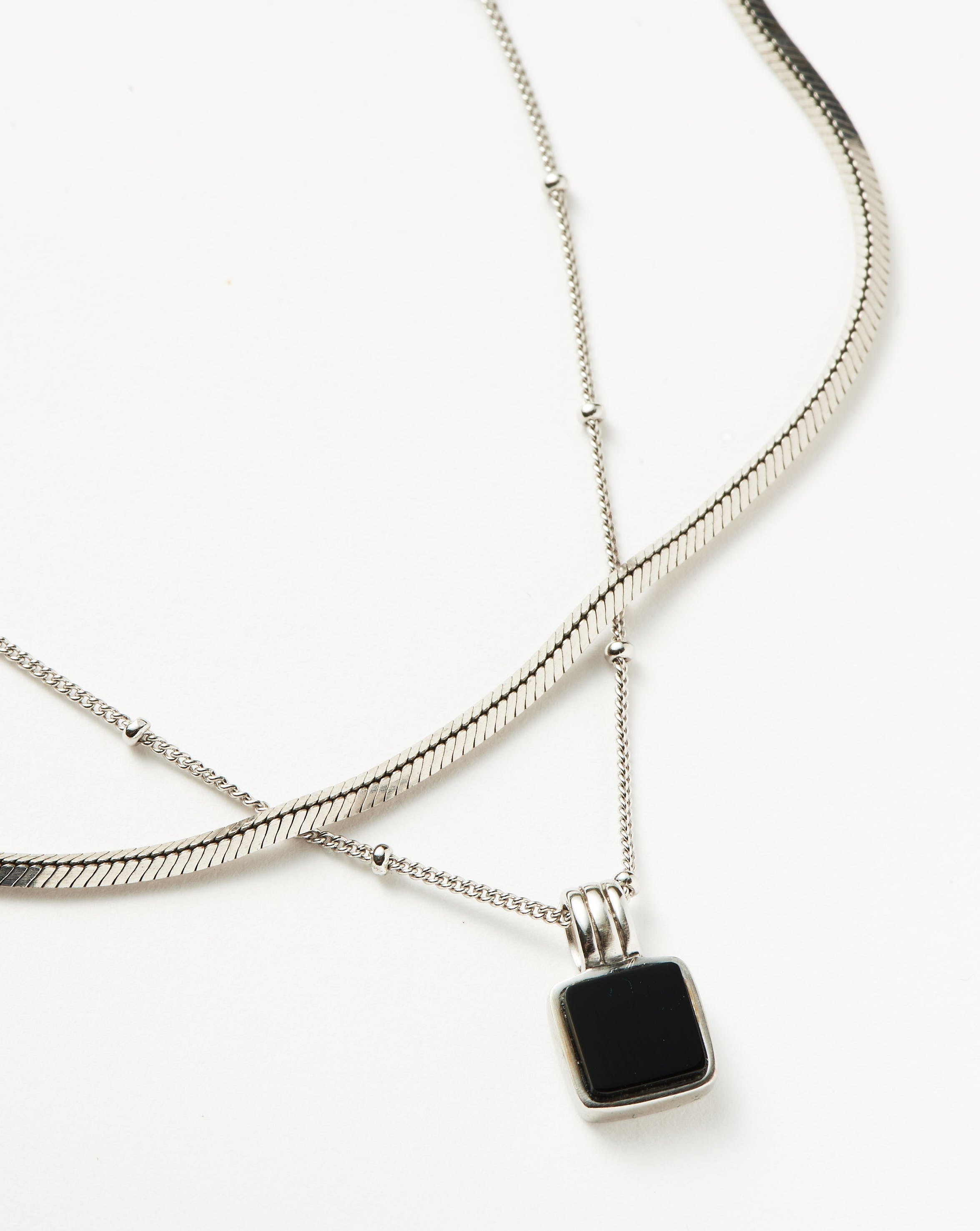 Onyx necklace clearance