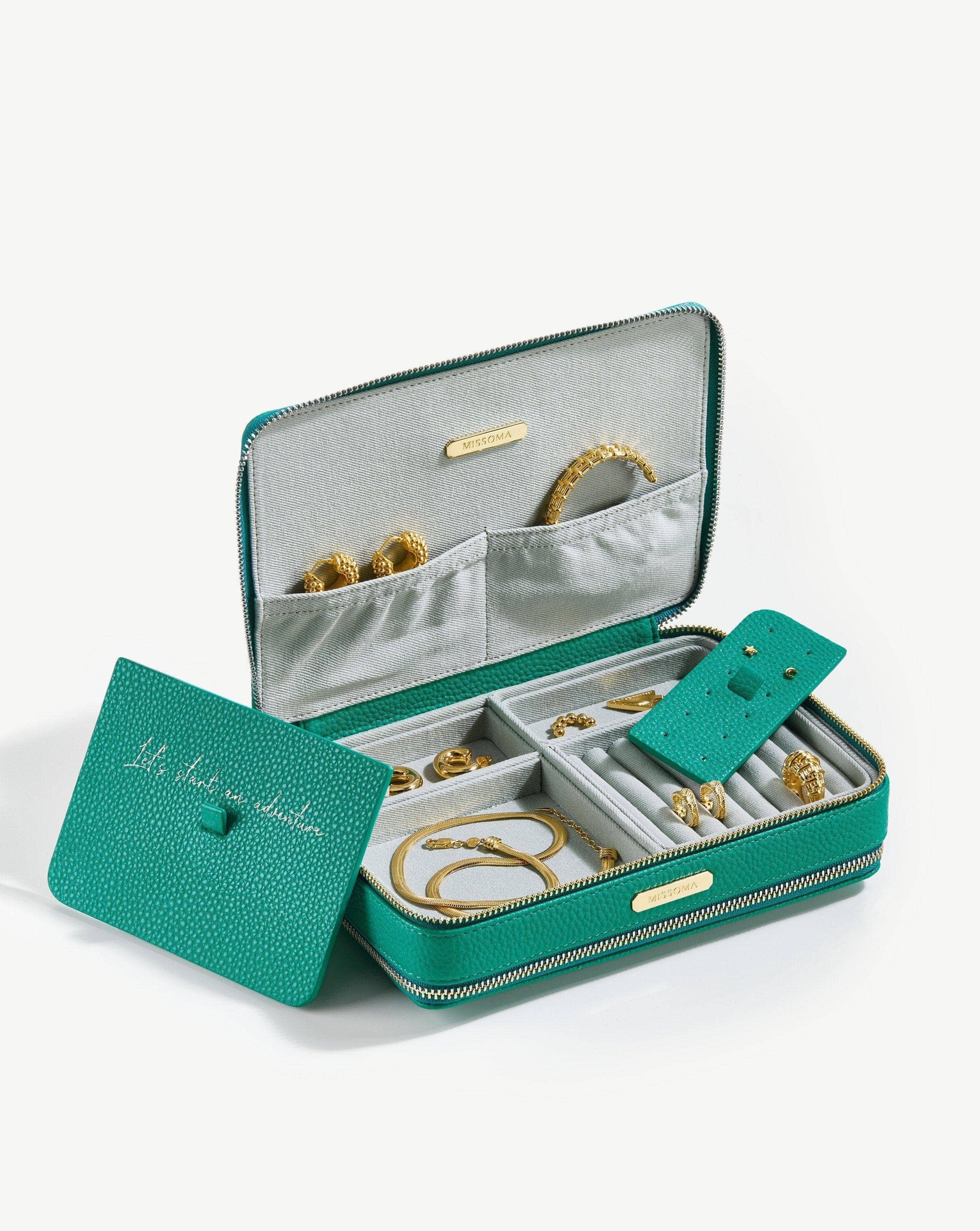 Large Jewellery Case | Emerald Green Accessories Missoma 