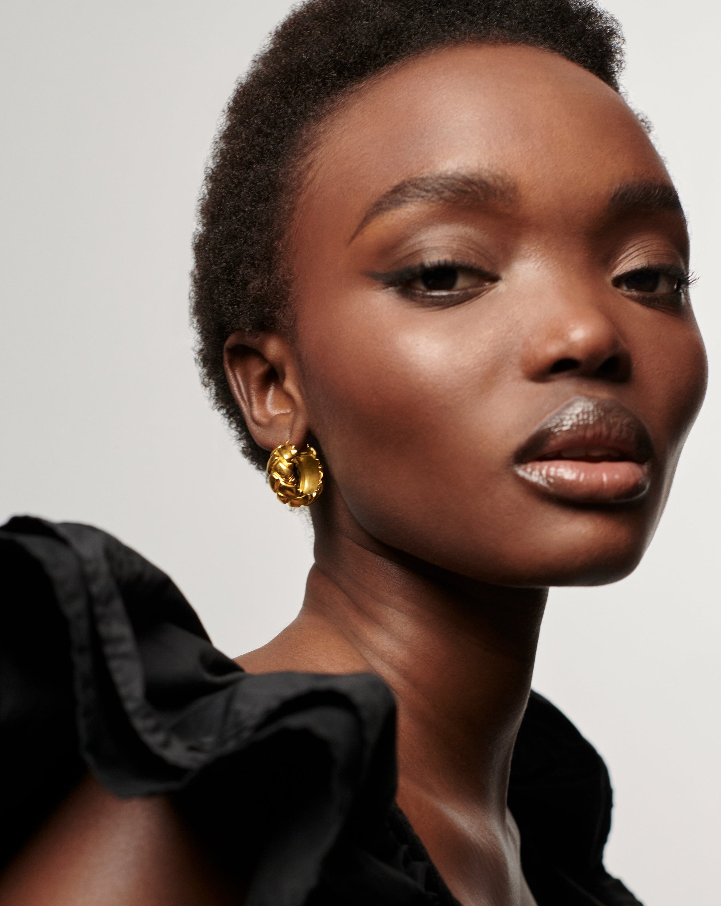 Lucy Williams Chunky Waffle Hoop Earrings | Missoma