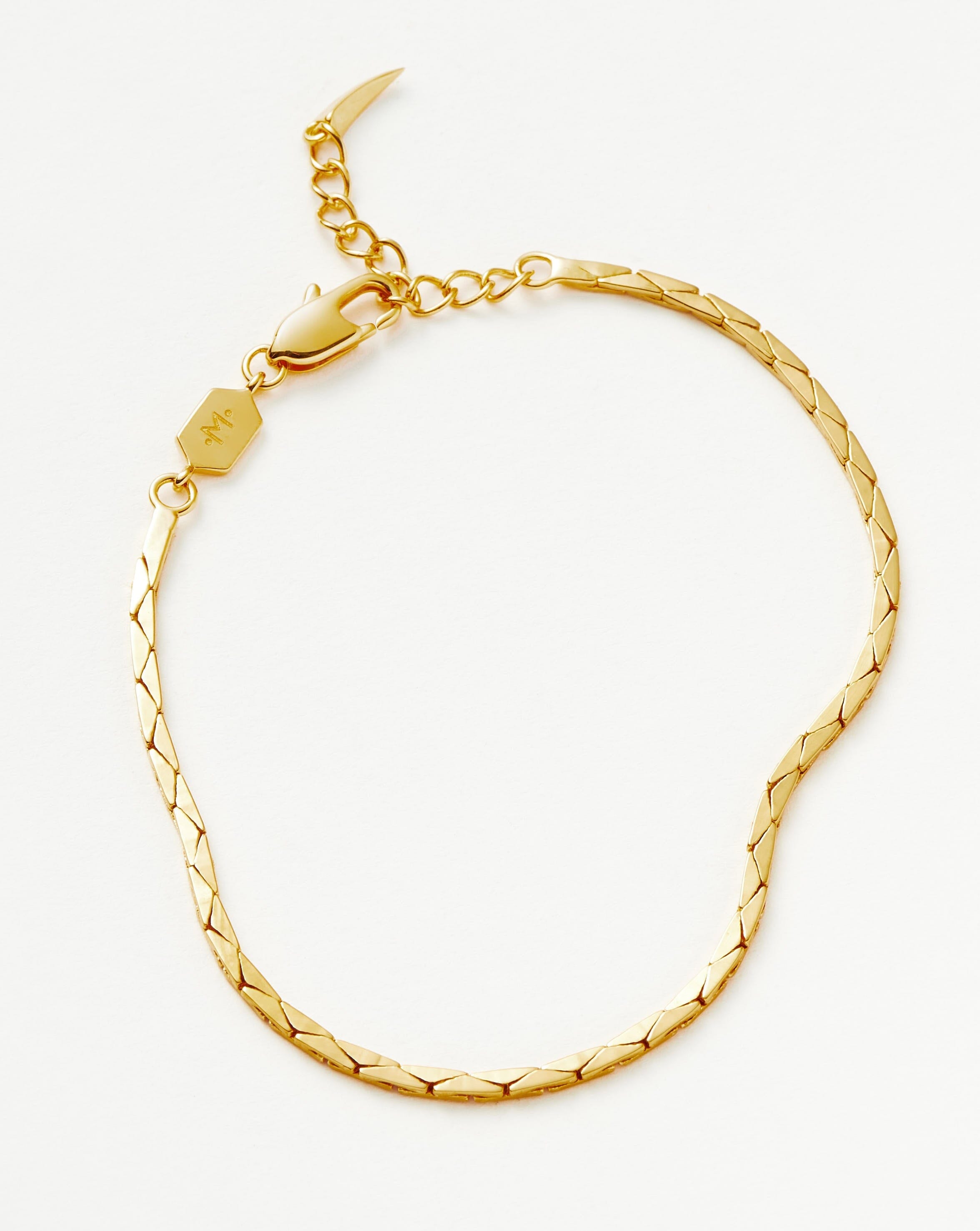 Missoma Lucy Williams Flat Curb Chain Bracelet