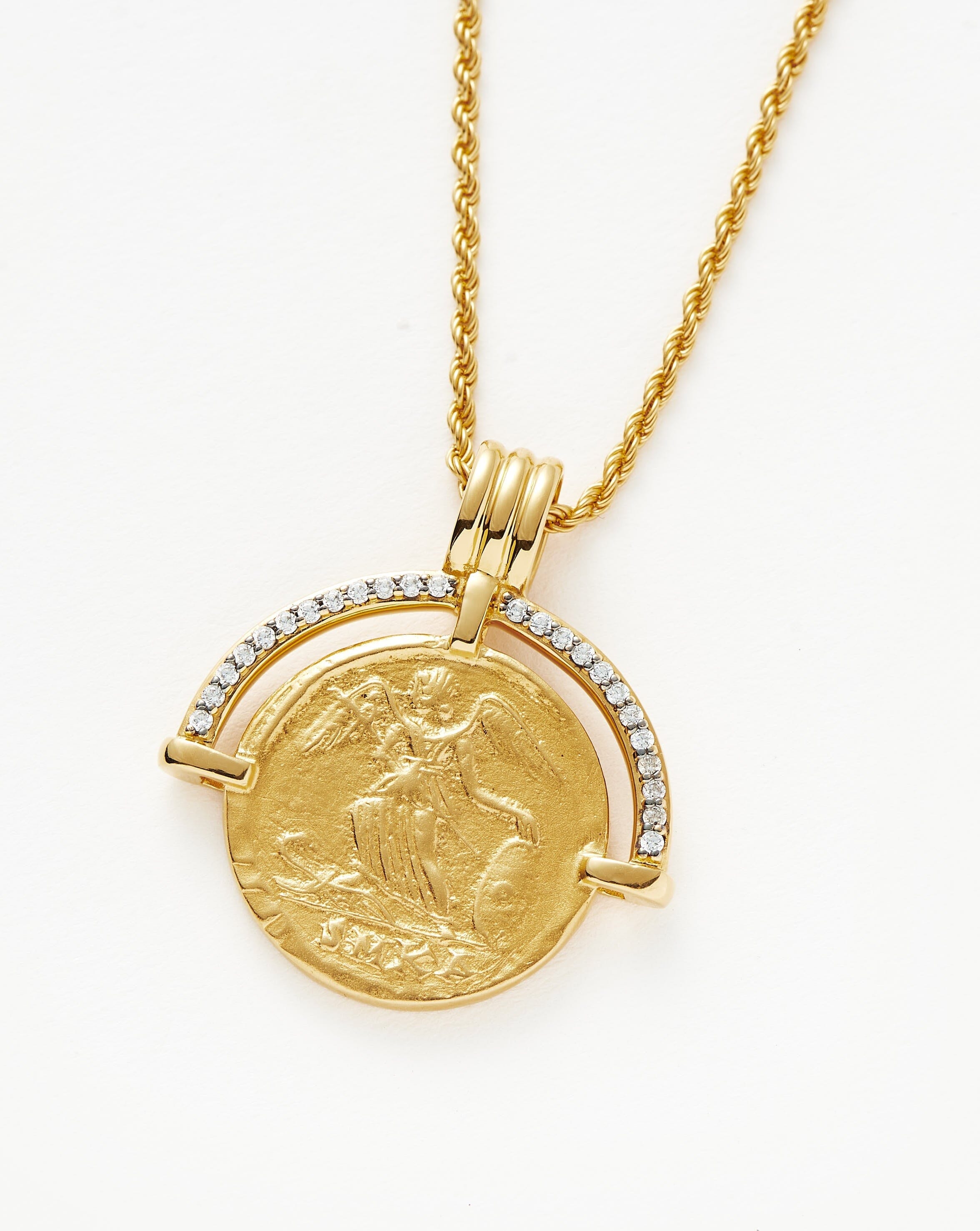 Lucy Williams Fortuna Arc Coin Necklace Missoma