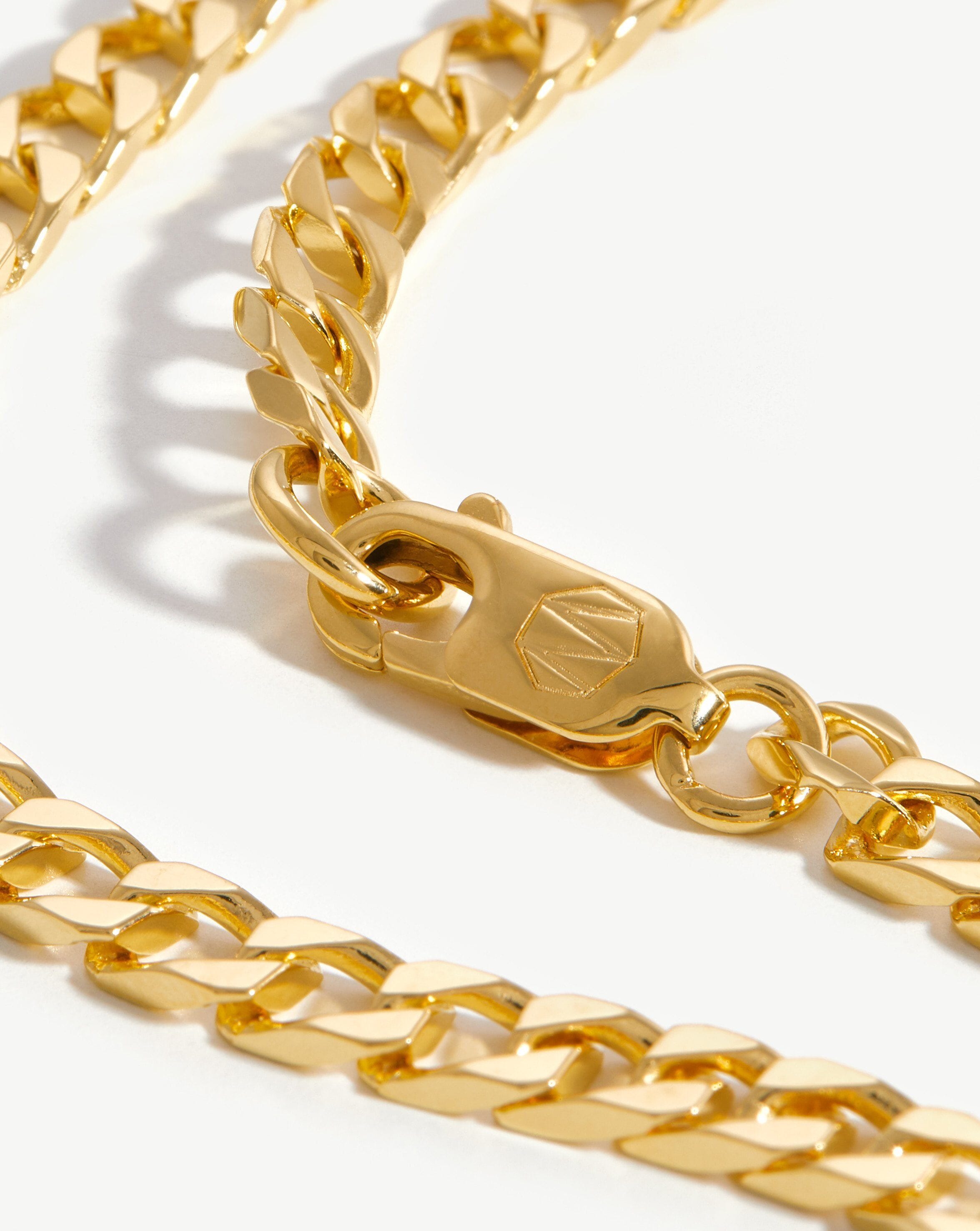 Lucy williams gold flat deals curb chain necklace